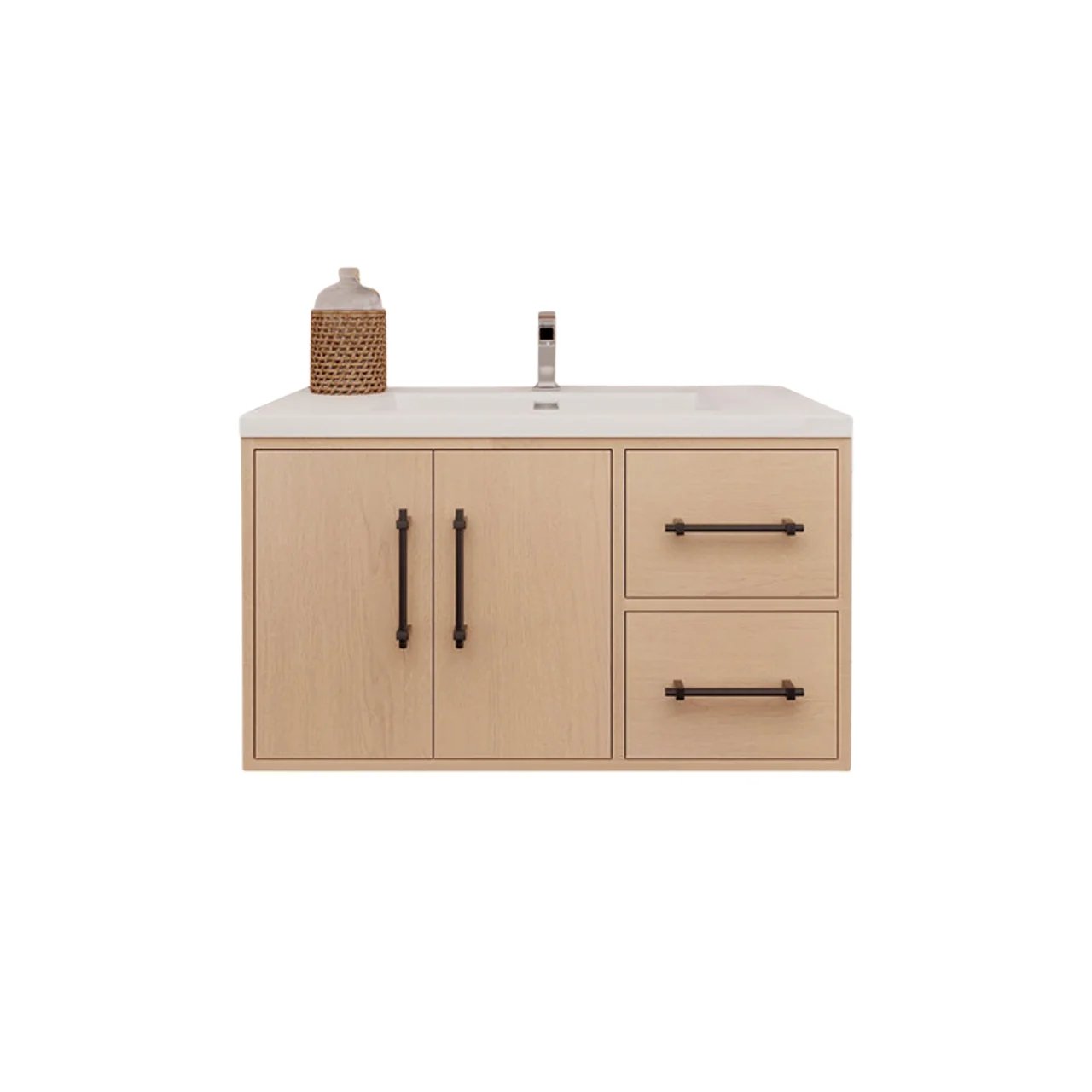 Belgian Floating Vanity (Latest Model) - 2nd Generation (24"-84") 166 Belgian Floating Vanity (Latest Model) - 2nd Generation (24"-84")