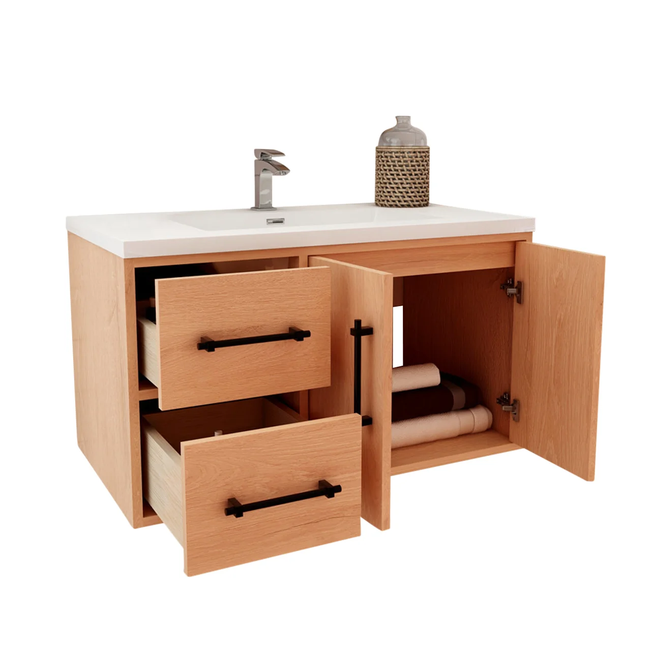 Belgian Floating Vanity (Latest Model) - 2nd Generation (24"-84") 17 Belgian Floating Vanity (Latest Model) - 2nd Generation (24"-84")