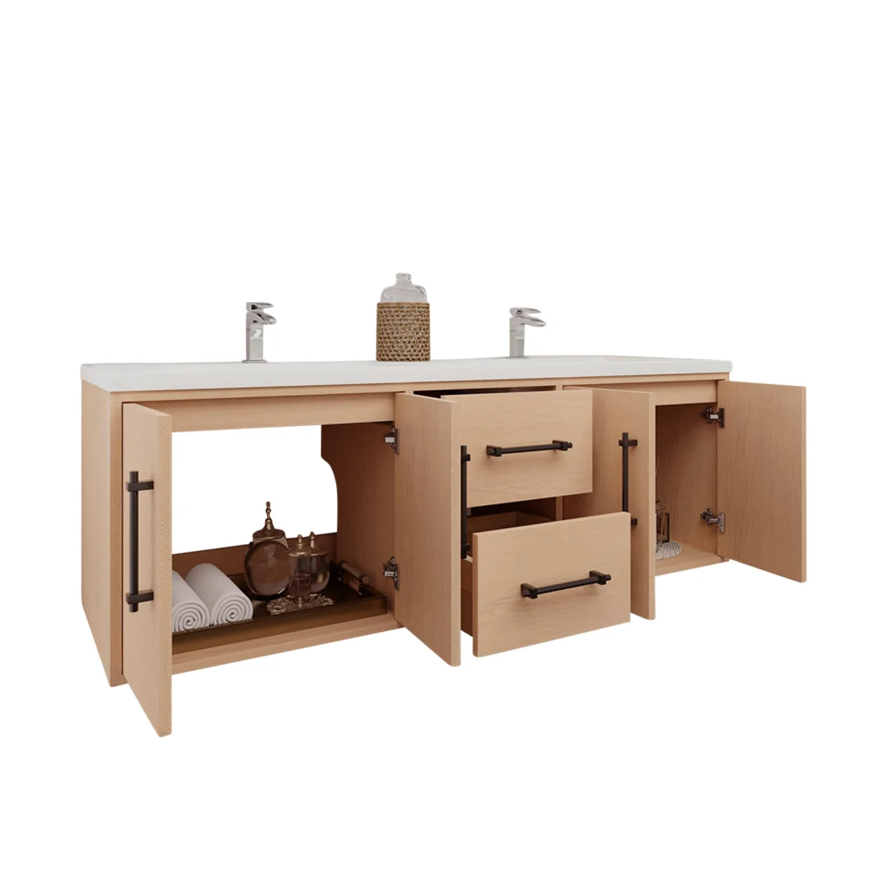 Belgian Floating Vanity (Latest Model) - 2nd Generation (24"-84") 186 Belgian Floating Vanity (Latest Model) - 2nd Generation (24"-84")