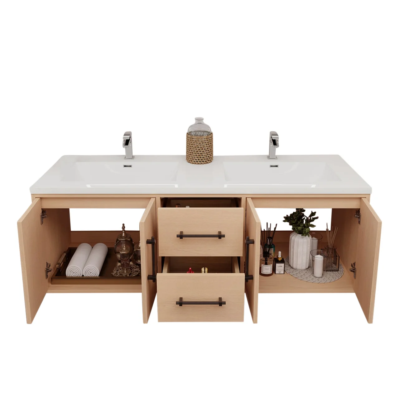 Belgian Floating Vanity (Latest Model) - 2nd Generation (24"-84") 187 Belgian Floating Vanity (Latest Model) - 2nd Generation (24"-84")