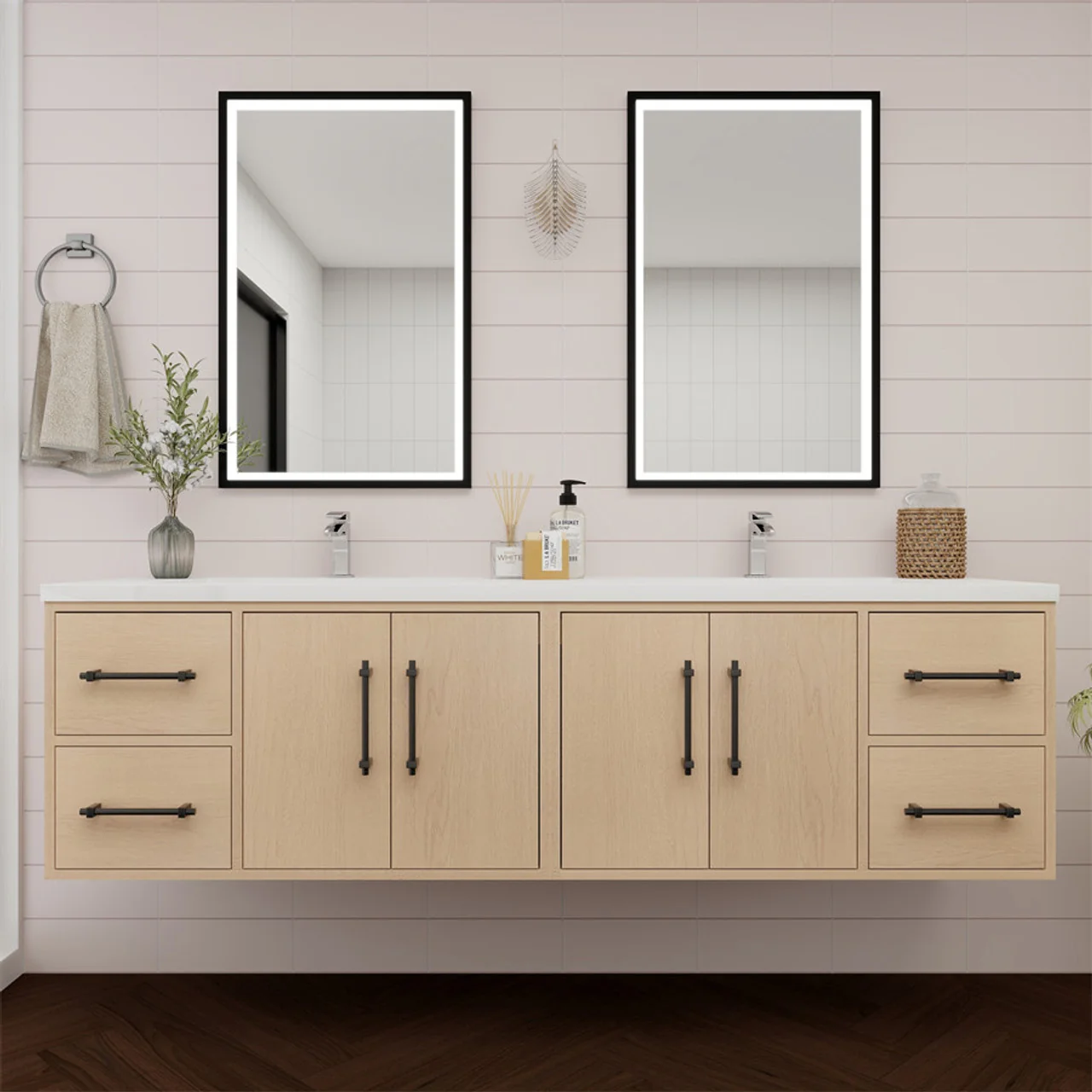 Belgian Floating Vanity (Latest Model) - 2nd Generation (24"-84") 194 Belgian Floating Vanity (Latest Model) - 2nd Generation (24"-84")