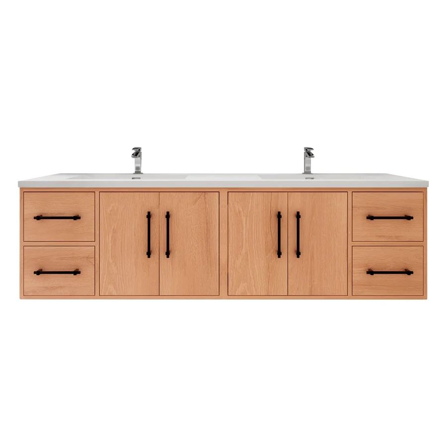 Belgian Floating Vanity (Latest Model) - 2nd Generation (24"-84")