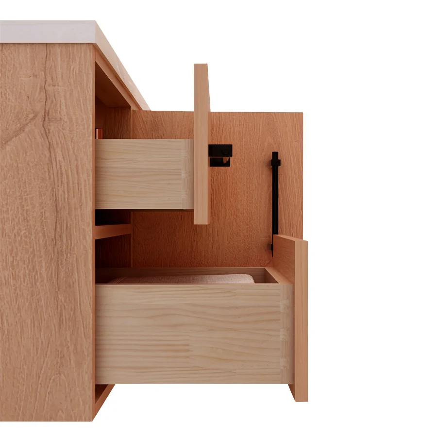 Belgian Floating Vanity (Latest Model) - 2nd Generation (24"-84") 24 Belgian Floating Vanity (Latest Model) - 2nd Generation (24"-84")