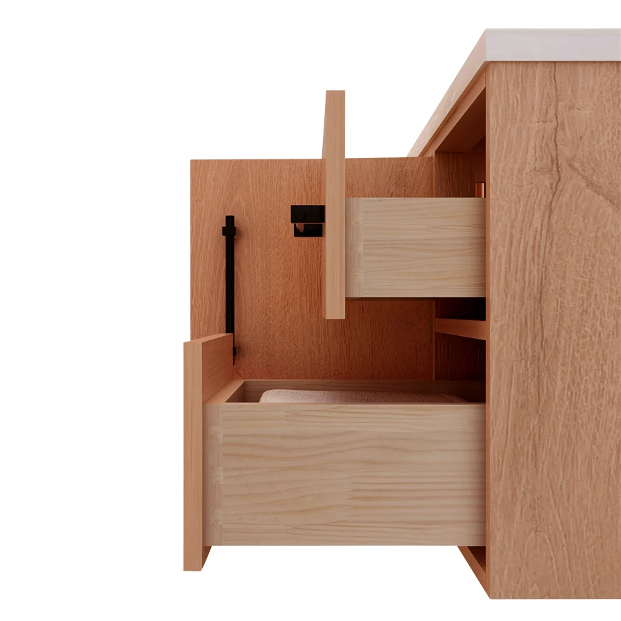 Belgian Floating Vanity (Latest Model) - 2nd Generation (24"-84") 28 Belgian Floating Vanity (Latest Model) - 2nd Generation (24"-84")