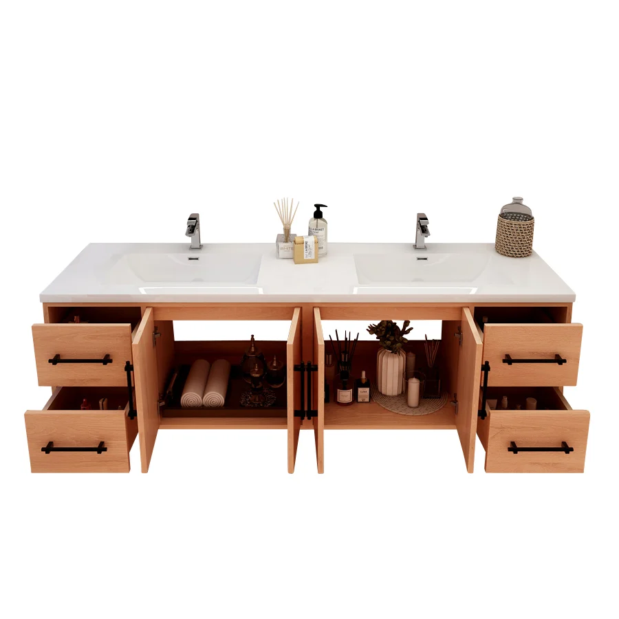 Belgian Floating Vanity (Latest Model) - 2nd Generation (24"-84") 4 Belgian Floating Vanity (Latest Model) - 2nd Generation (24"-84")