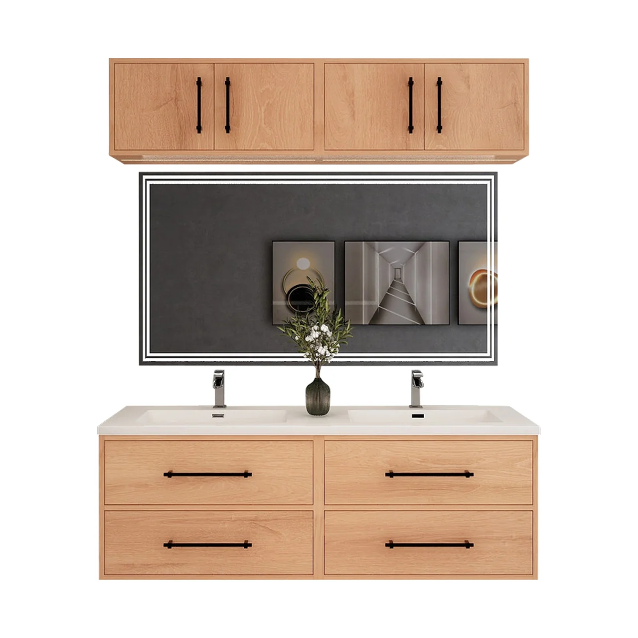 Belgian Floating Vanity (Latest Model) - 2nd Generation (24"-84") 43 Belgian Floating Vanity (Latest Model) - 2nd Generation (24"-84")
