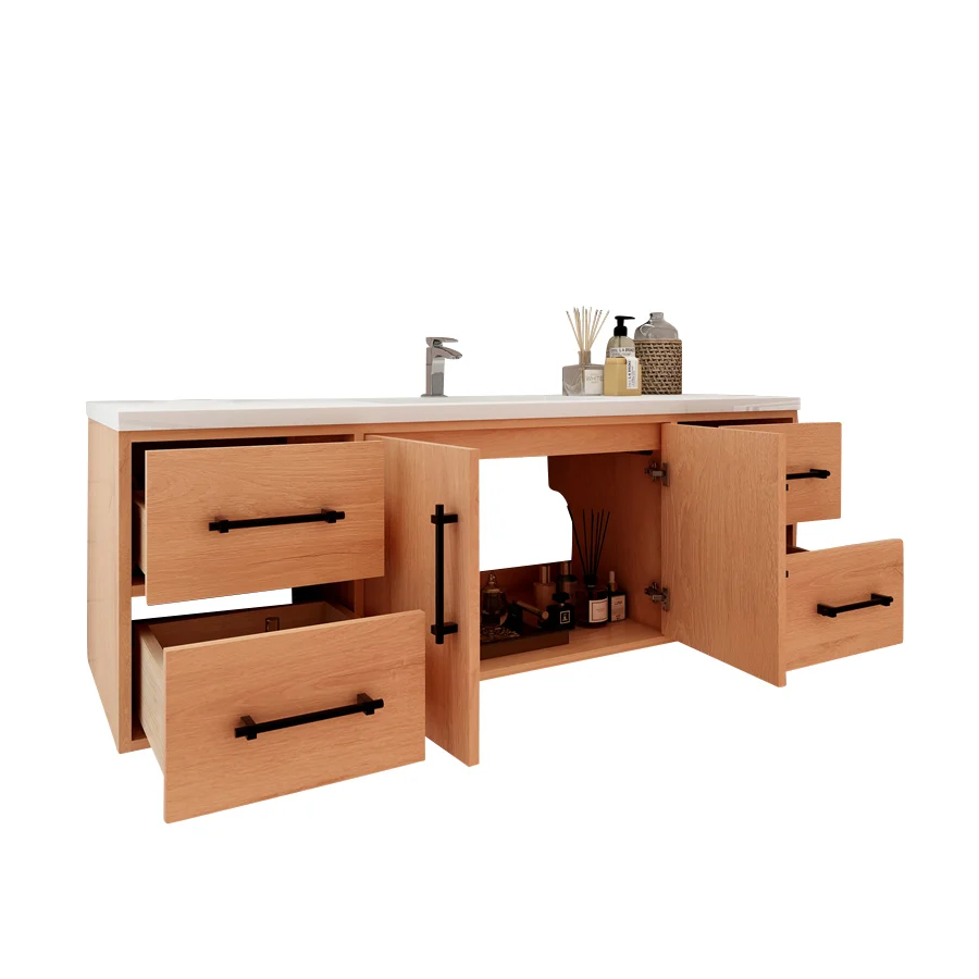 Belgian Floating Vanity (Latest Model) - 2nd Generation (24"-84") 48 Belgian Floating Vanity (Latest Model) - 2nd Generation (24"-84")