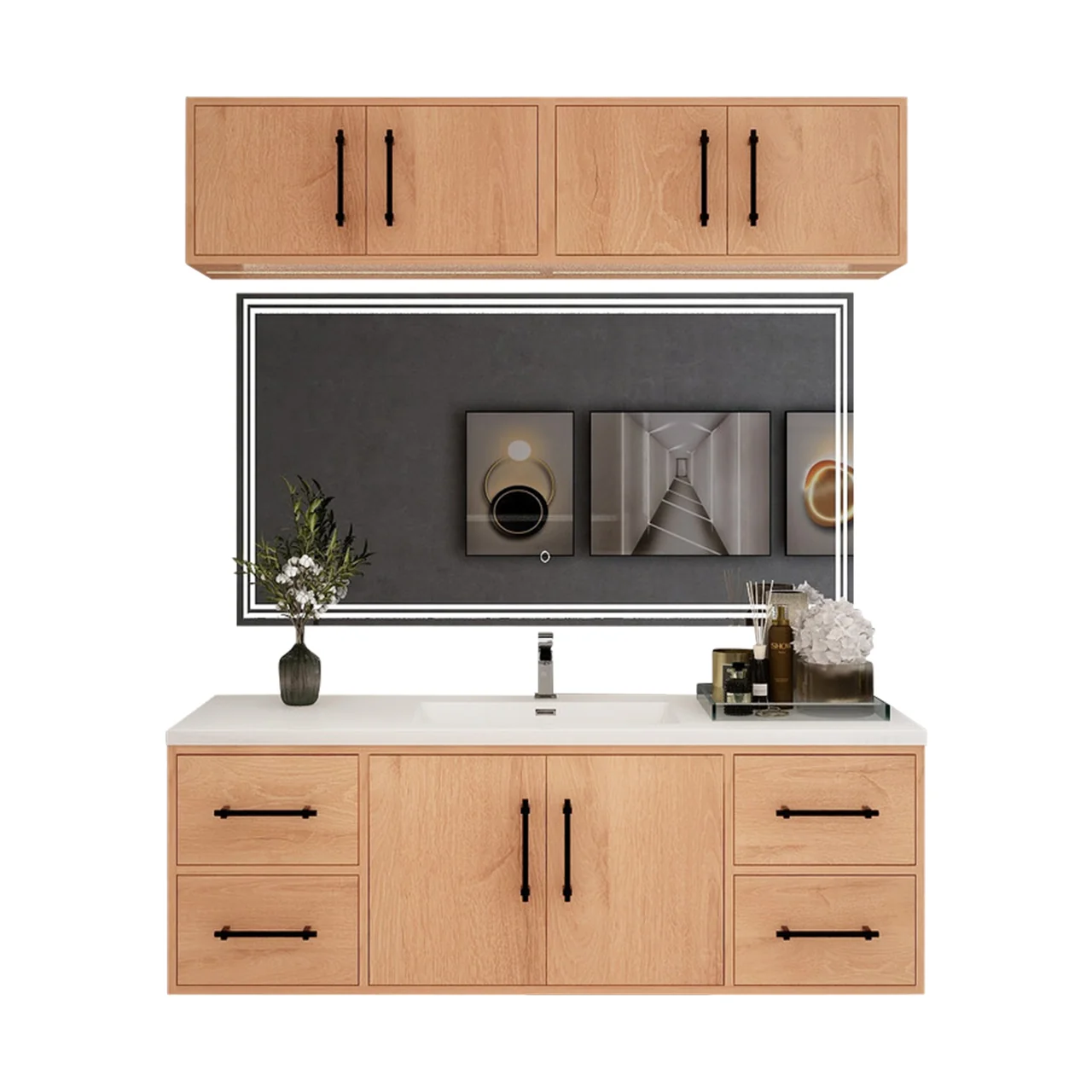 Belgian Floating Vanity (Latest Model) - 2nd Generation (24"-84") 50 Belgian Floating Vanity (Latest Model) - 2nd Generation (24"-84")