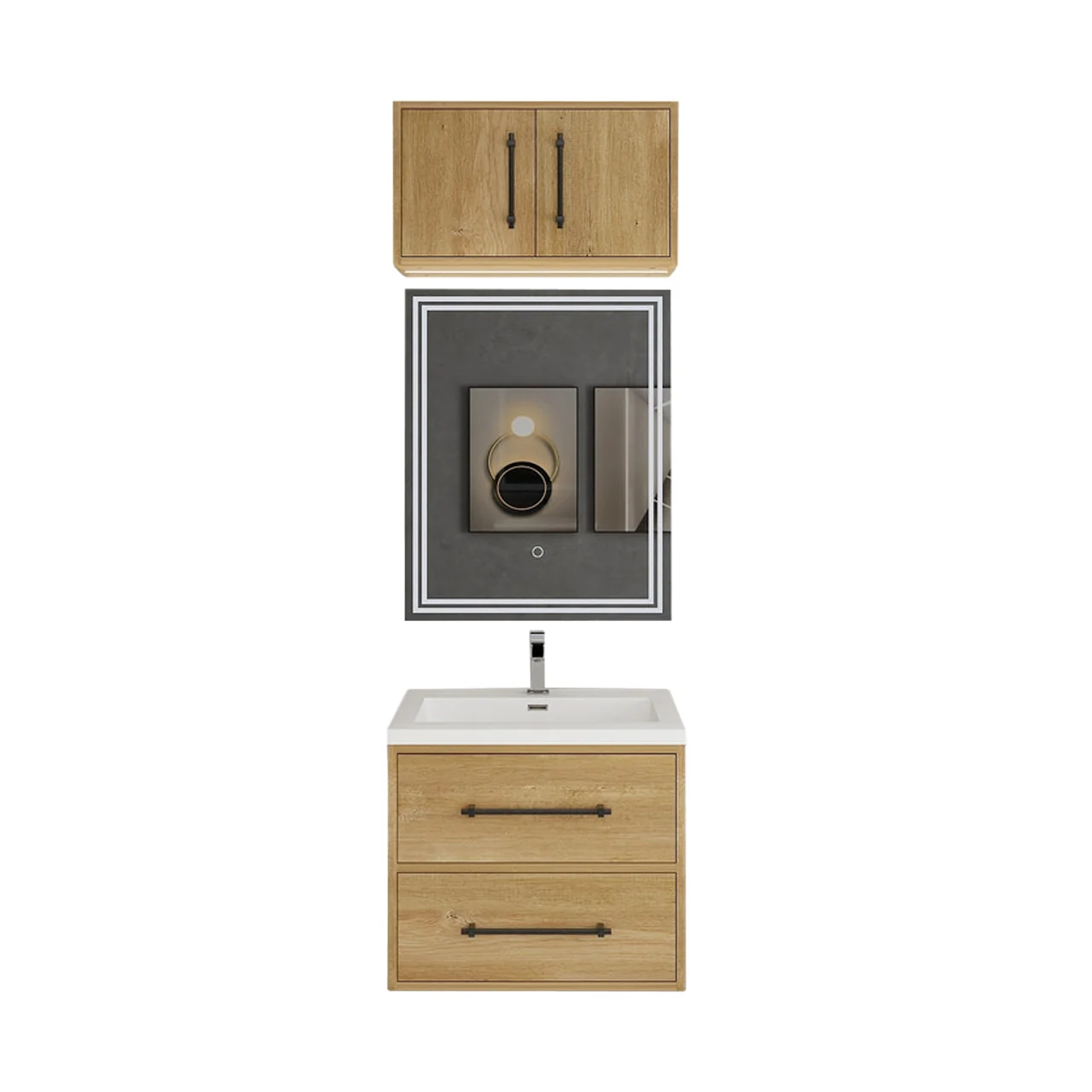 Belgian Floating Vanity (Latest Model) - 2nd Generation (24"-84") 56 Belgian Floating Vanity (Latest Model) - 2nd Generation (24"-84")