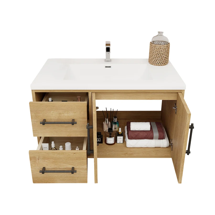 Belgian Floating Vanity (Latest Model) - 2nd Generation (24"-84") 66 Belgian Floating Vanity (Latest Model) - 2nd Generation (24"-84")