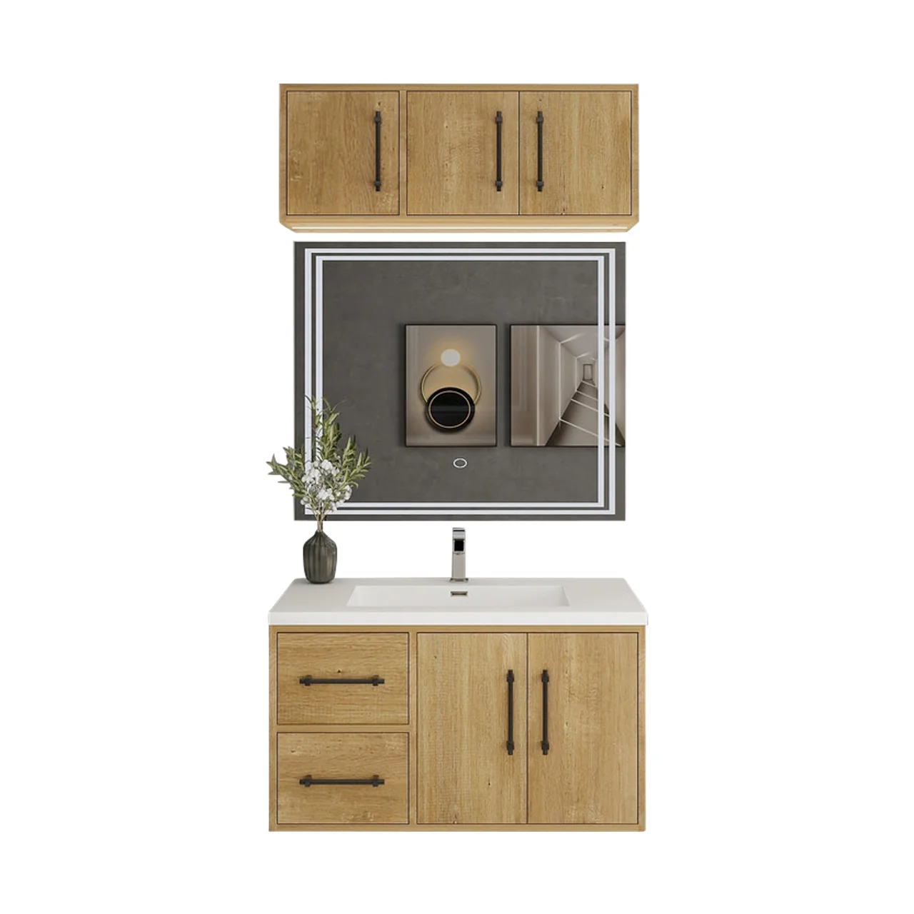Belgian Floating Vanity (Latest Model) - 2nd Generation (24"-84") 67 Belgian Floating Vanity (Latest Model) - 2nd Generation (24"-84")