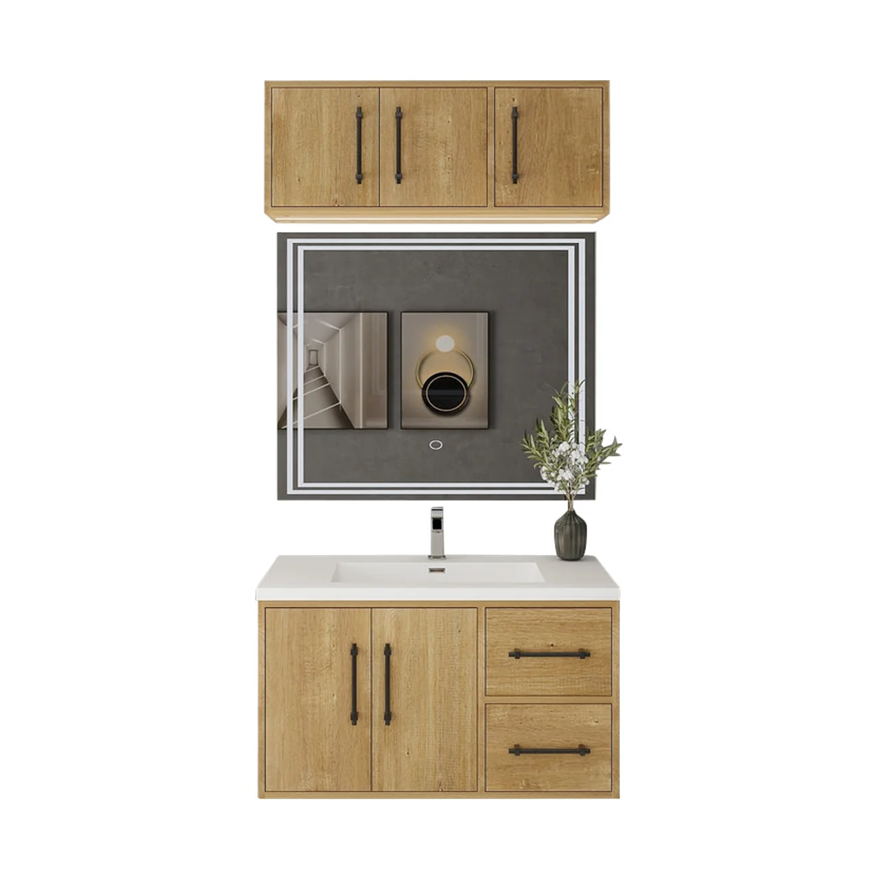Belgian Floating Vanity (Latest Model) - 2nd Generation (24"-84") 68 Belgian Floating Vanity (Latest Model) - 2nd Generation (24"-84")