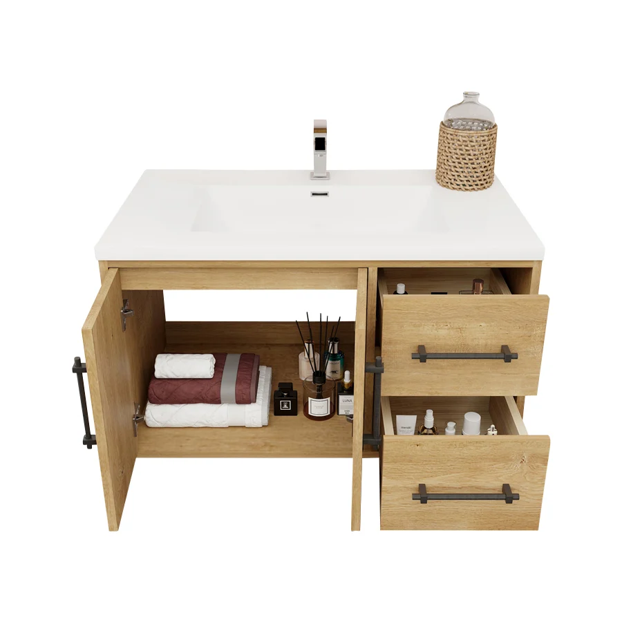 Belgian Floating Vanity (Latest Model) - 2nd Generation (24"-84") 72 Belgian Floating Vanity (Latest Model) - 2nd Generation (24"-84")