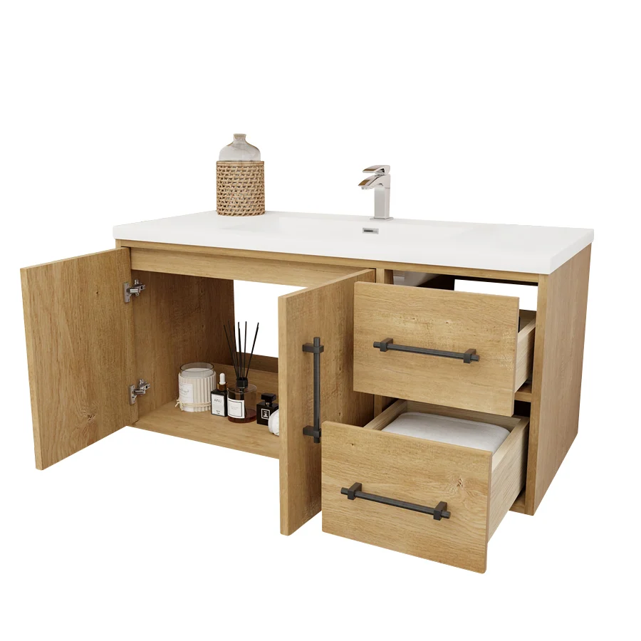 Belgian Floating Vanity (Latest Model) - 2nd Generation (24"-84") 82 Belgian Floating Vanity (Latest Model) - 2nd Generation (24"-84")
