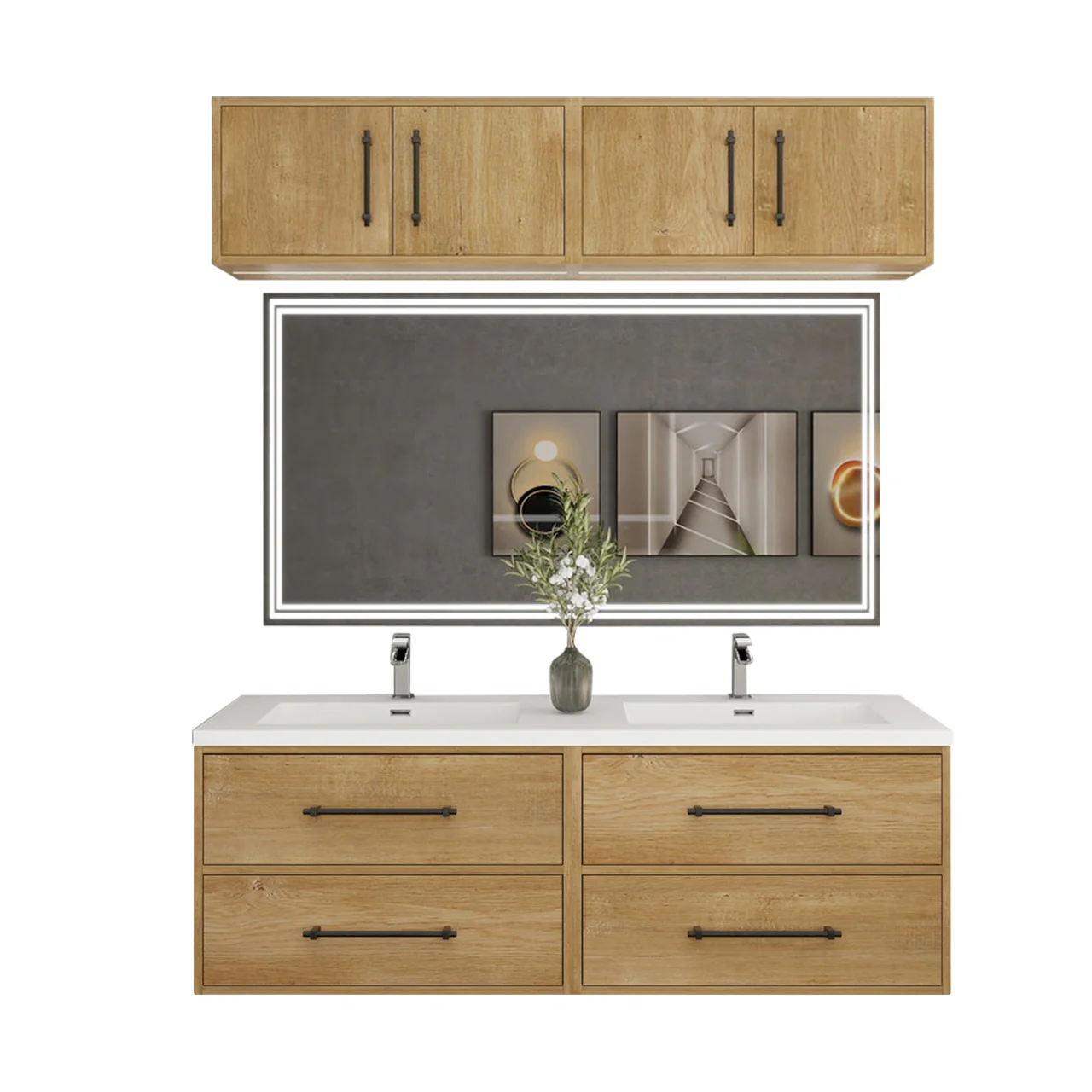 Belgian Floating Vanity (Latest Model) - 2nd Generation (24"-84") 93 Belgian Floating Vanity (Latest Model) - 2nd Generation (24"-84")