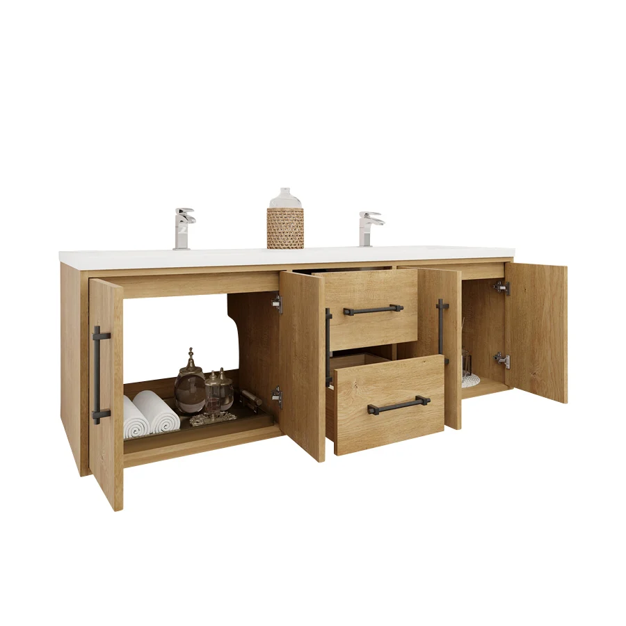 Belgian Floating Vanity (Latest Model) - 2nd Generation (24"-84") 97 Belgian Floating Vanity (Latest Model) - 2nd Generation (24"-84")