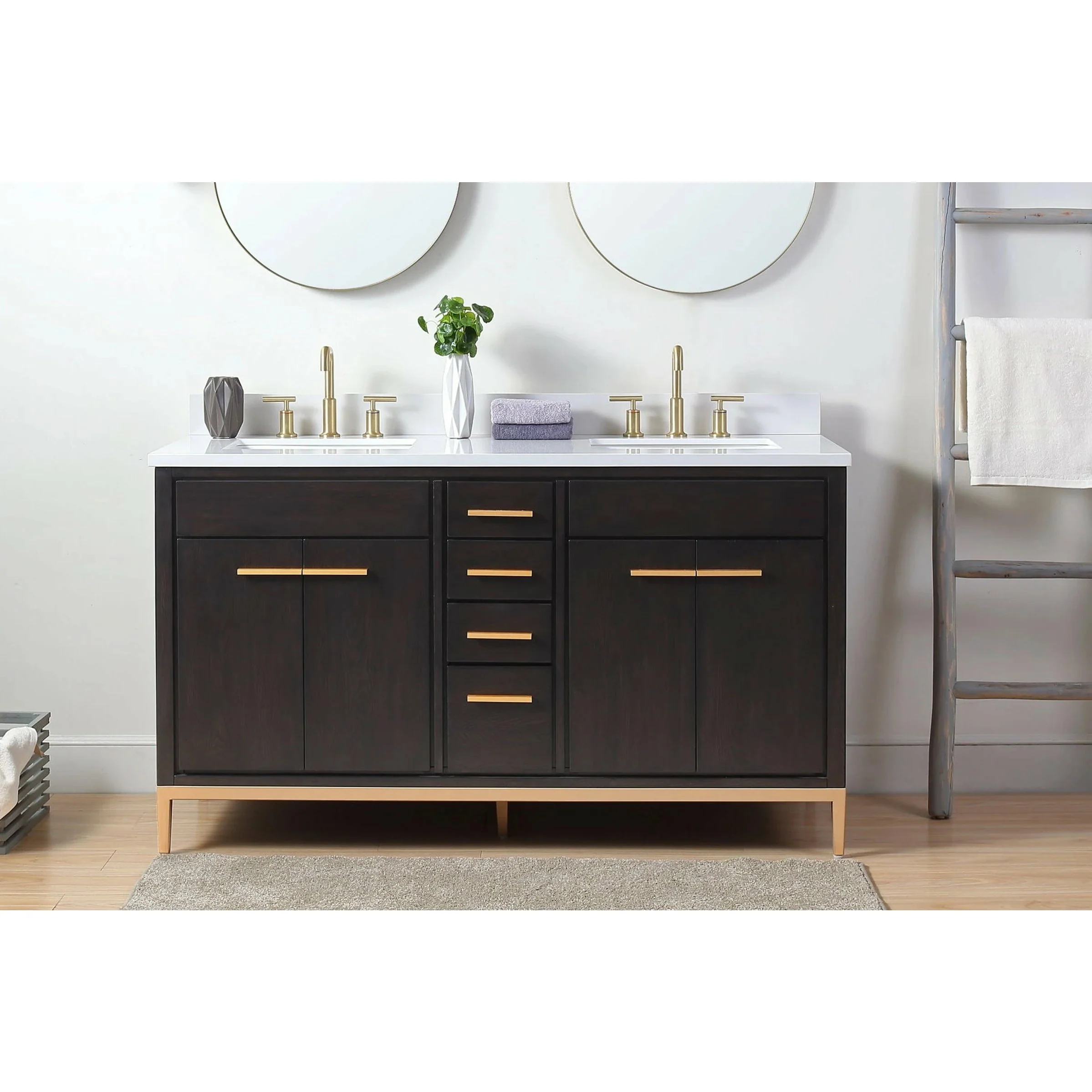 Catellani Modern Vanity (36"-60")