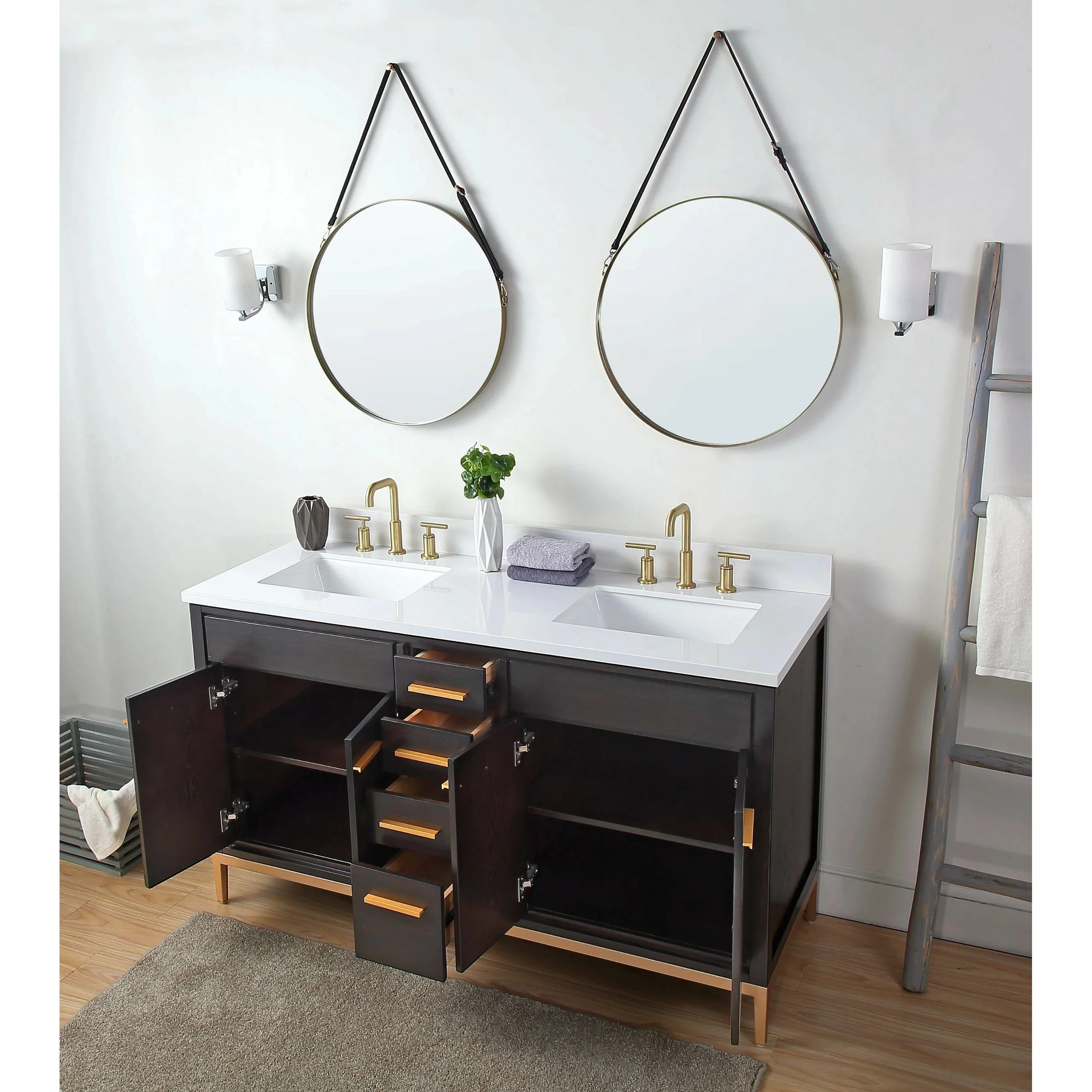 Catellani Modern Vanity (36"-60")