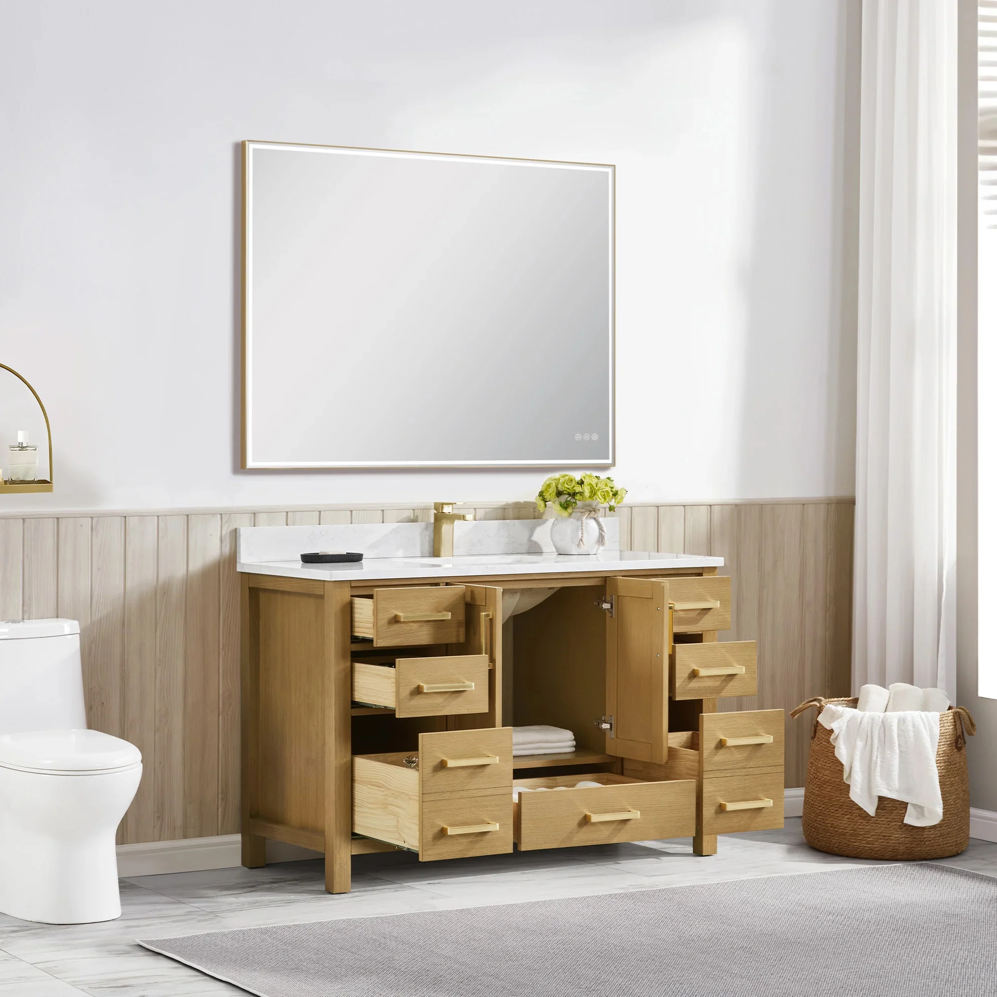 Ligne Forma Bathroom Vanity - Shaker (24"-72") 100 Ligne Forma Bathroom Vanity - Shaker (24"-72")