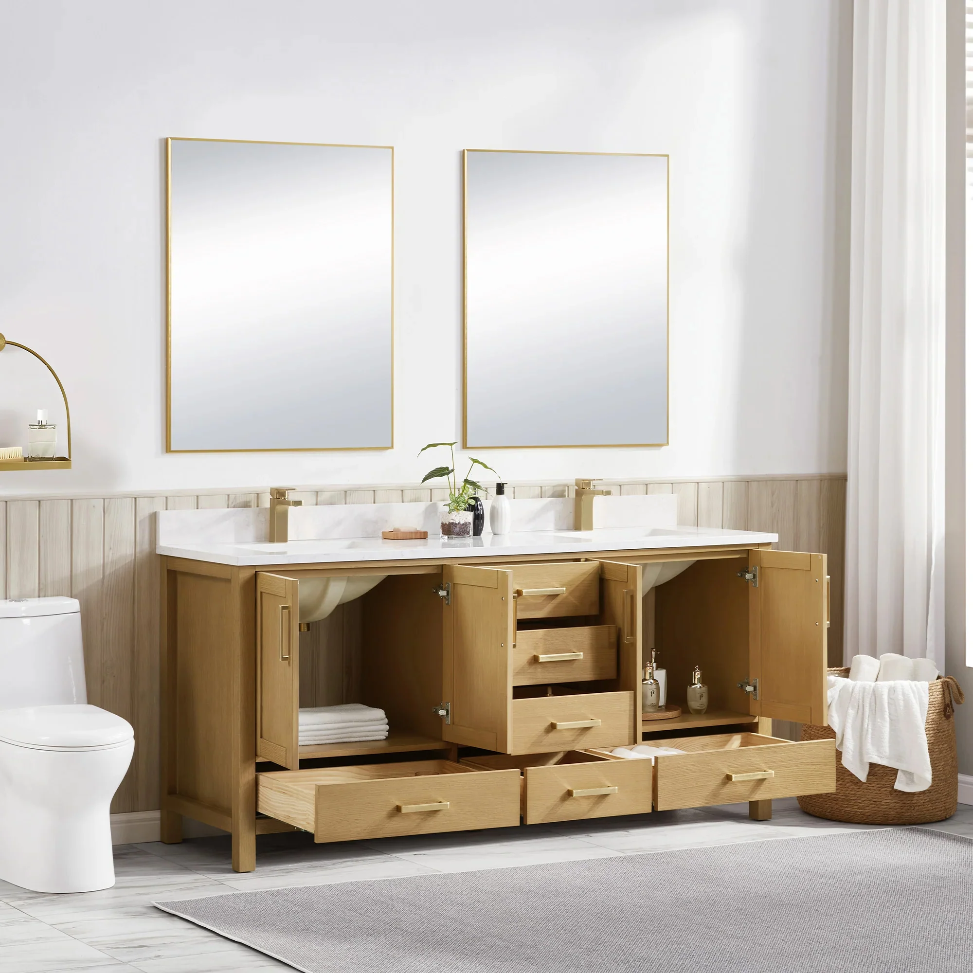 Ligne Forma Bathroom Vanity - Shaker (24"-72") 109 Ligne Forma Bathroom Vanity - Shaker (24"-72")