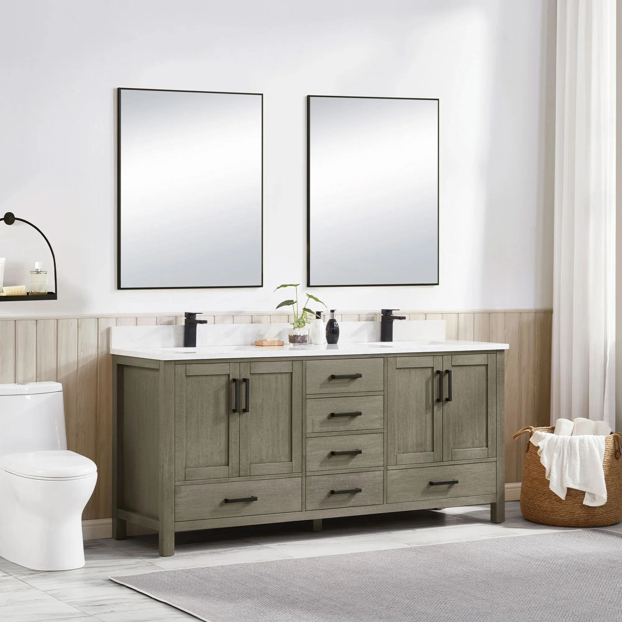 Ligne Forma Bathroom Vanity - Shaker (24"-72") 117 Ligne Forma Bathroom Vanity - Shaker (24"-72")