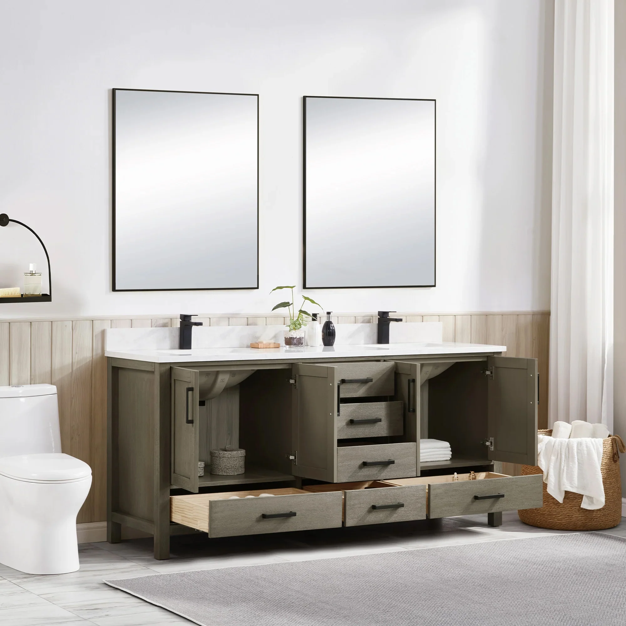 Ligne Forma Bathroom Vanity - Shaker (24"-72") 119 Ligne Forma Bathroom Vanity - Shaker (24"-72")