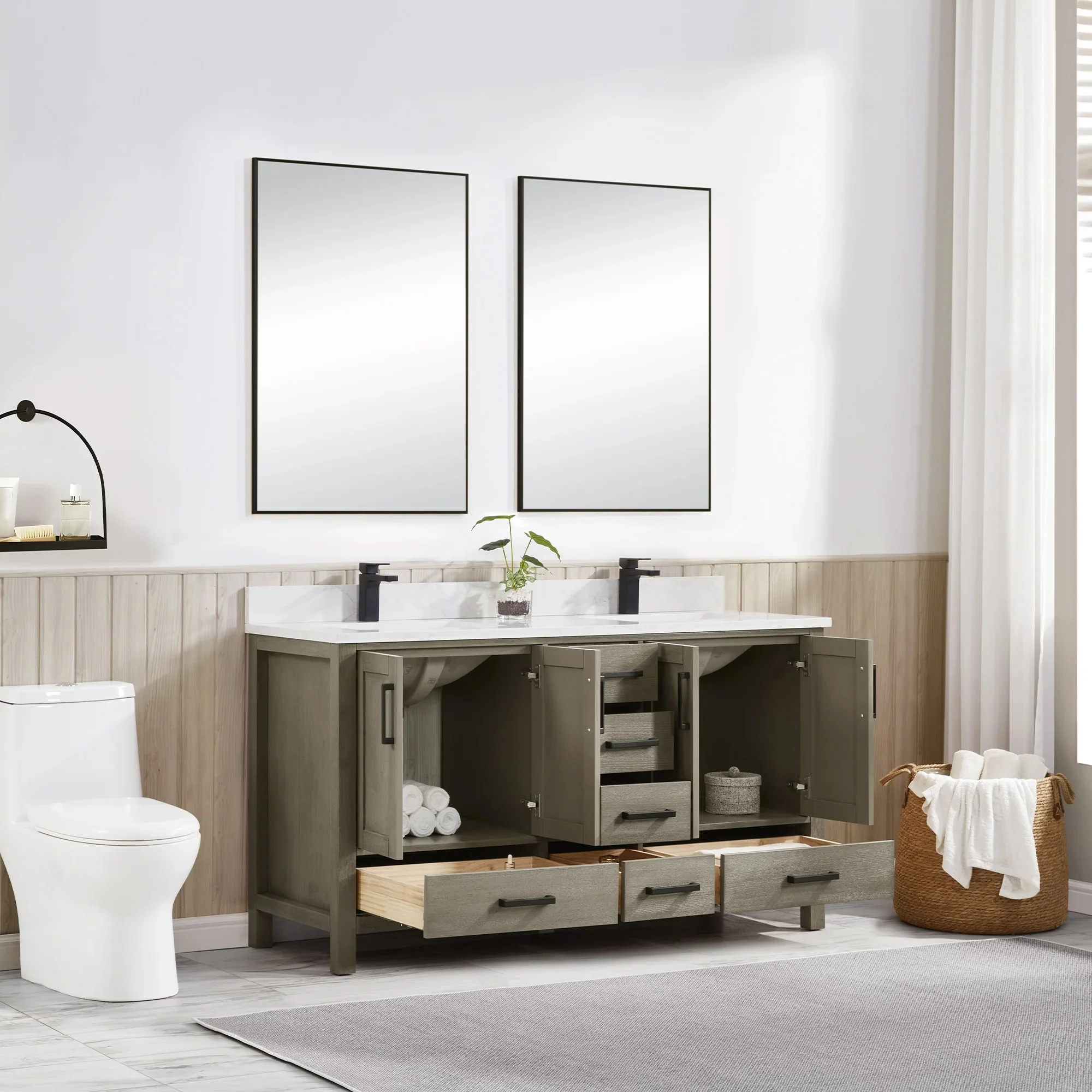 Ligne Forma Bathroom Vanity - Shaker (24"-72") 12 Ligne Forma Bathroom Vanity - Shaker (24"-72")