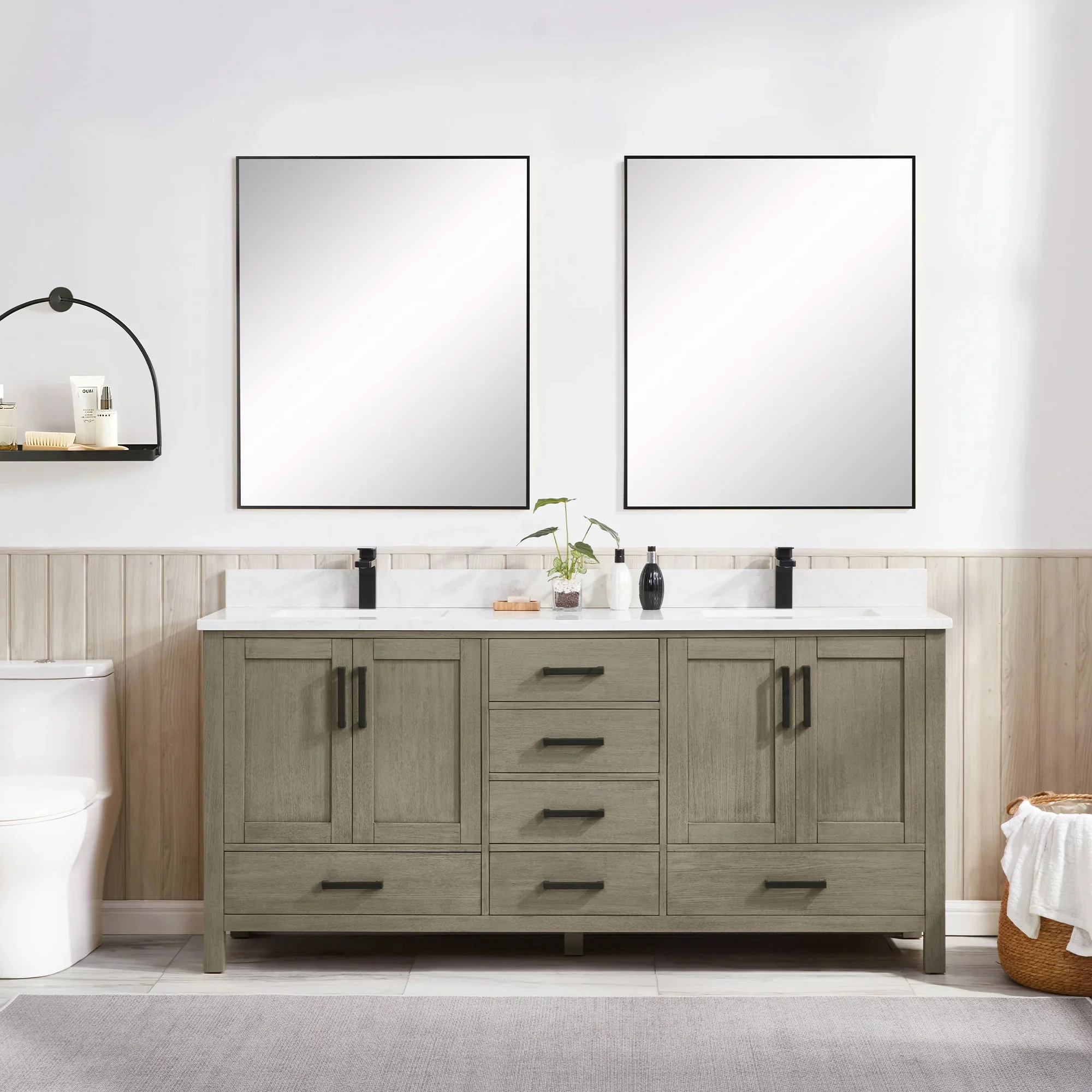 Ligne Forma Bathroom Vanity - Shaker (24"-72") 124 Ligne Forma Bathroom Vanity - Shaker (24"-72")