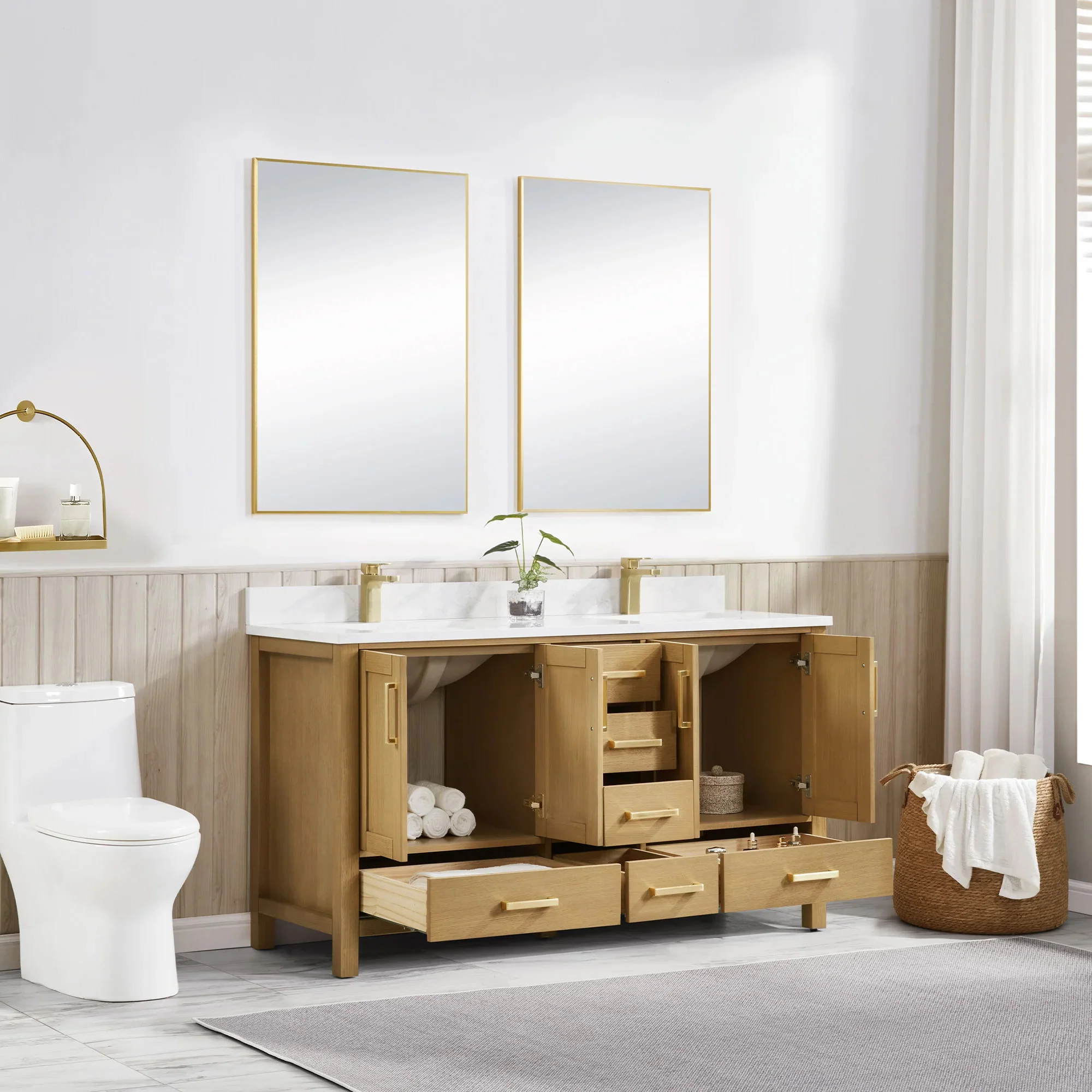 Ligne Forma Bathroom Vanity - Shaker (24"-72") 2 Ligne Forma Bathroom Vanity - Shaker (24"-72")