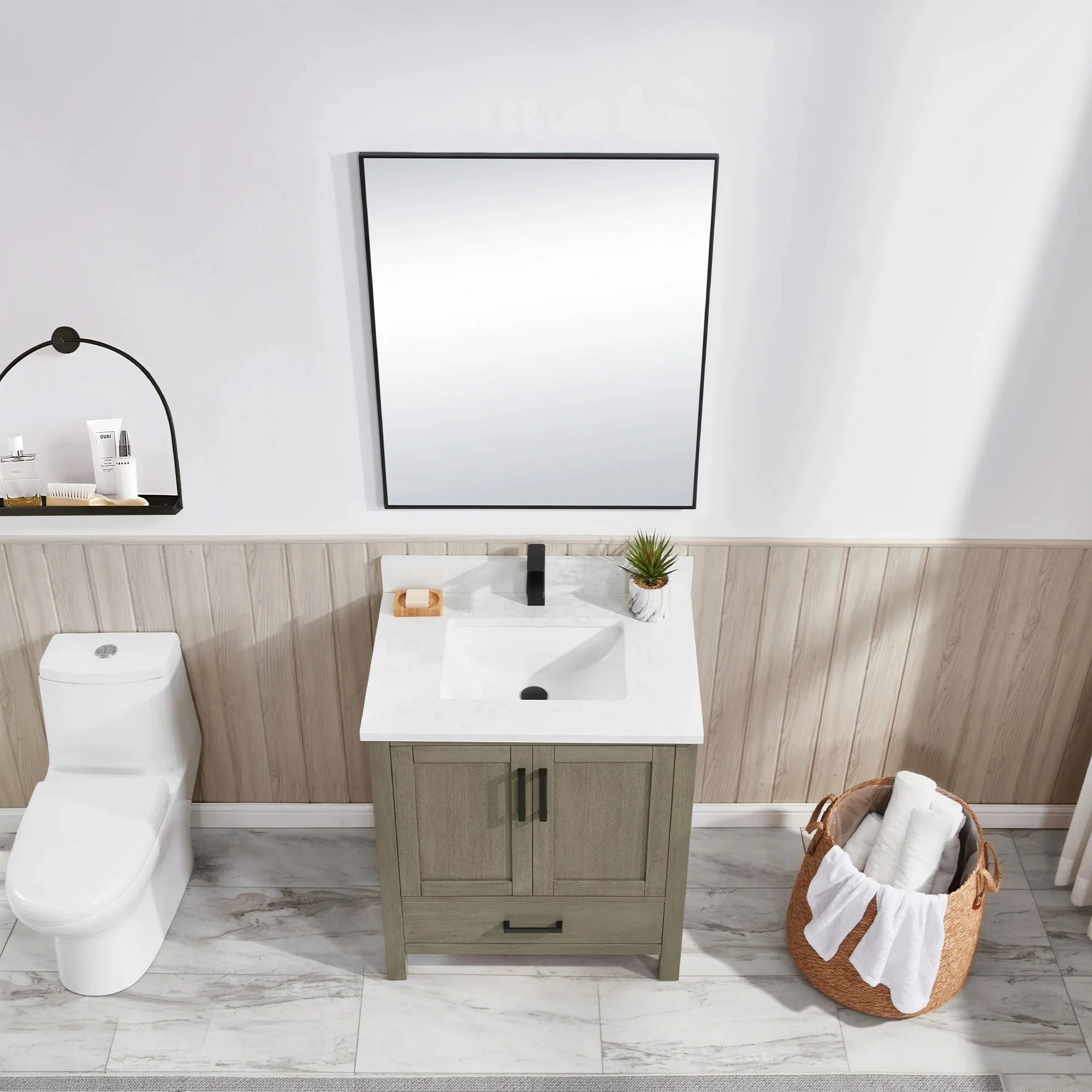 Ligne Forma Bathroom Vanity - Shaker (24"-72") 58 Ligne Forma Bathroom Vanity - Shaker (24"-72")