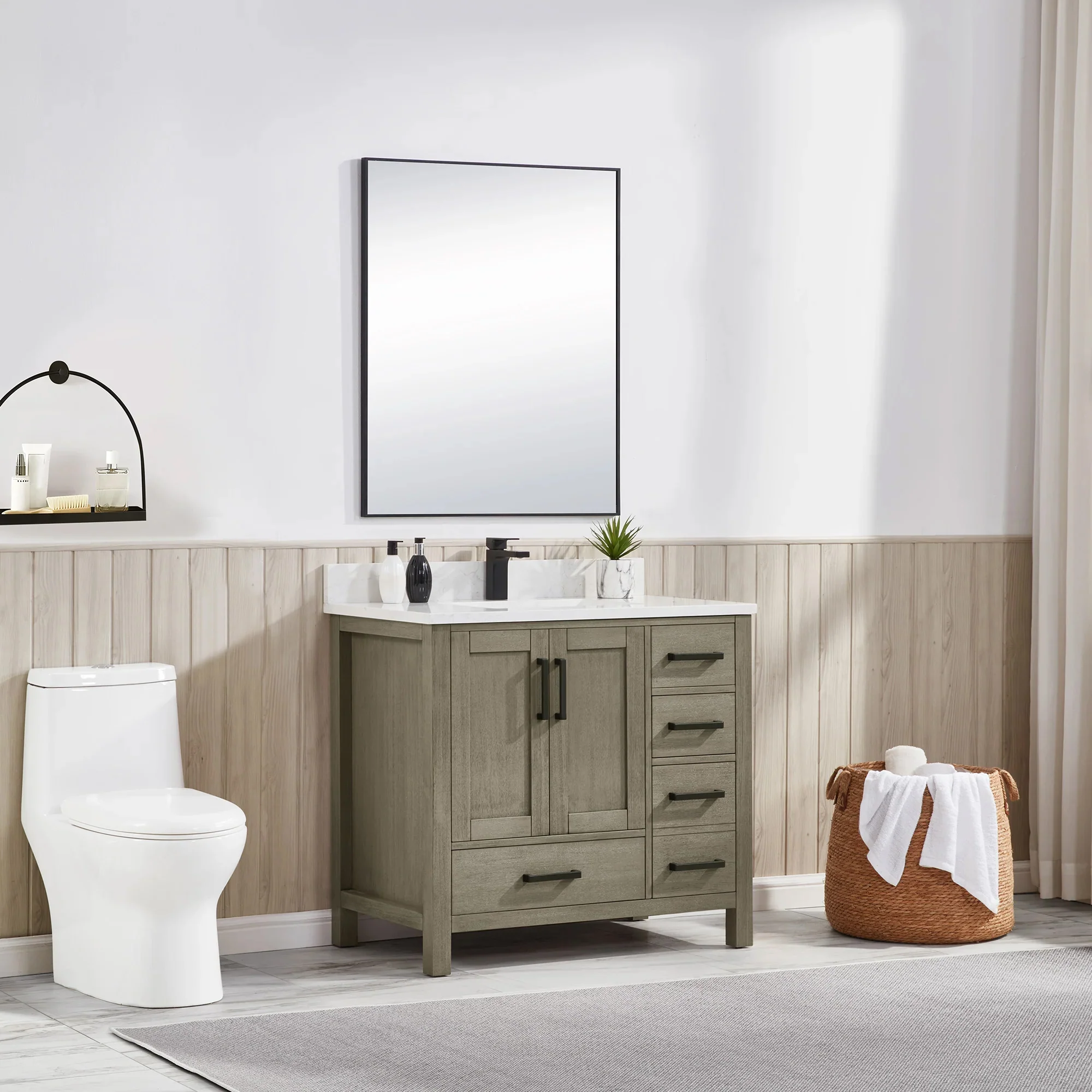 Ligne Forma Bathroom Vanity - Shaker (24"-72") 72 Ligne Forma Bathroom Vanity - Shaker (24"-72")