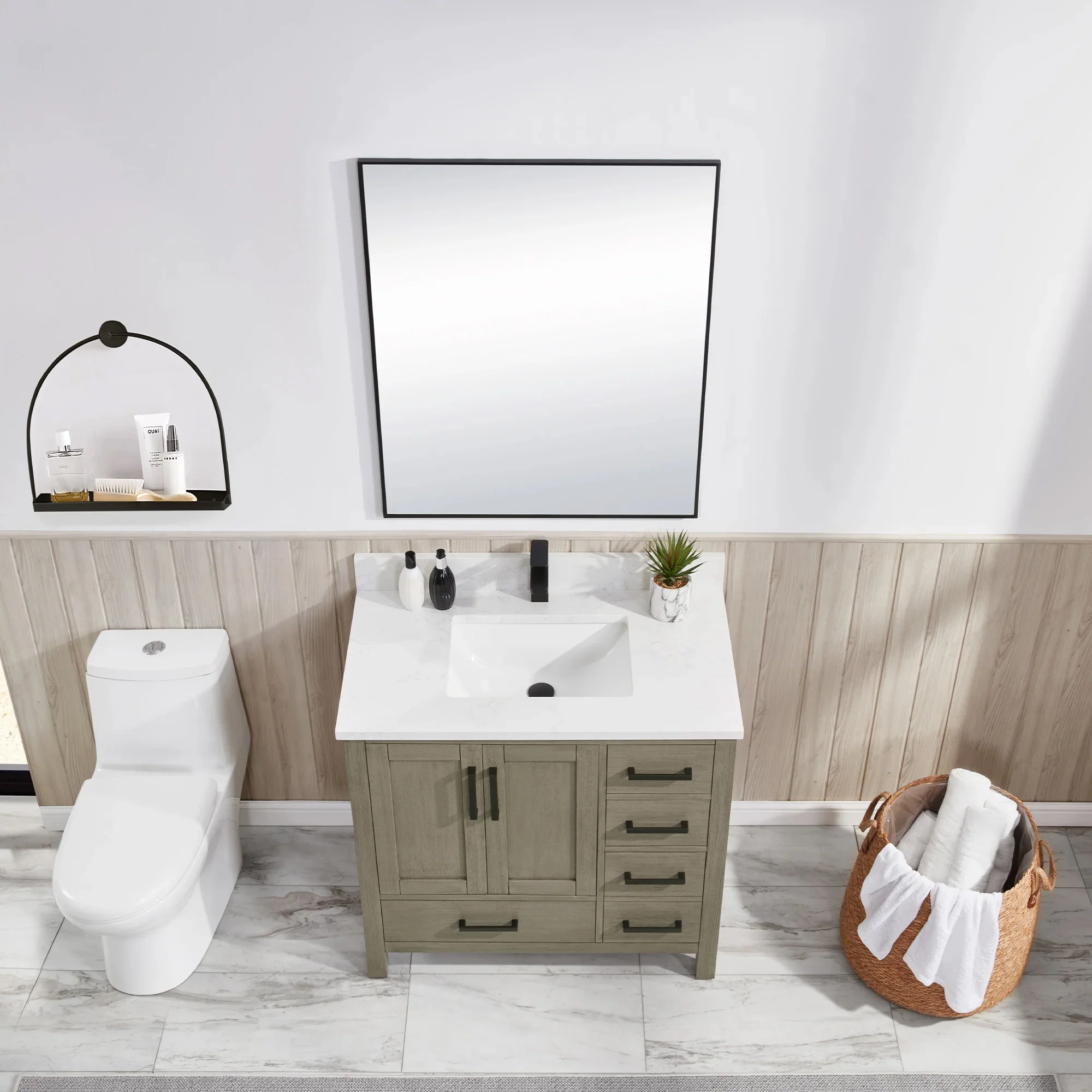 Ligne Forma Bathroom Vanity - Shaker (24"-72") 74 Ligne Forma Bathroom Vanity - Shaker (24"-72")