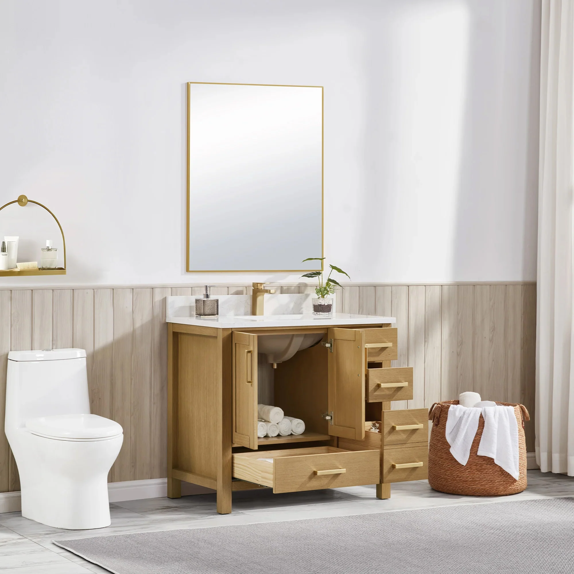 Ligne Forma Bathroom Vanity - Shaker (24"-72") 82 Ligne Forma Bathroom Vanity - Shaker (24"-72")