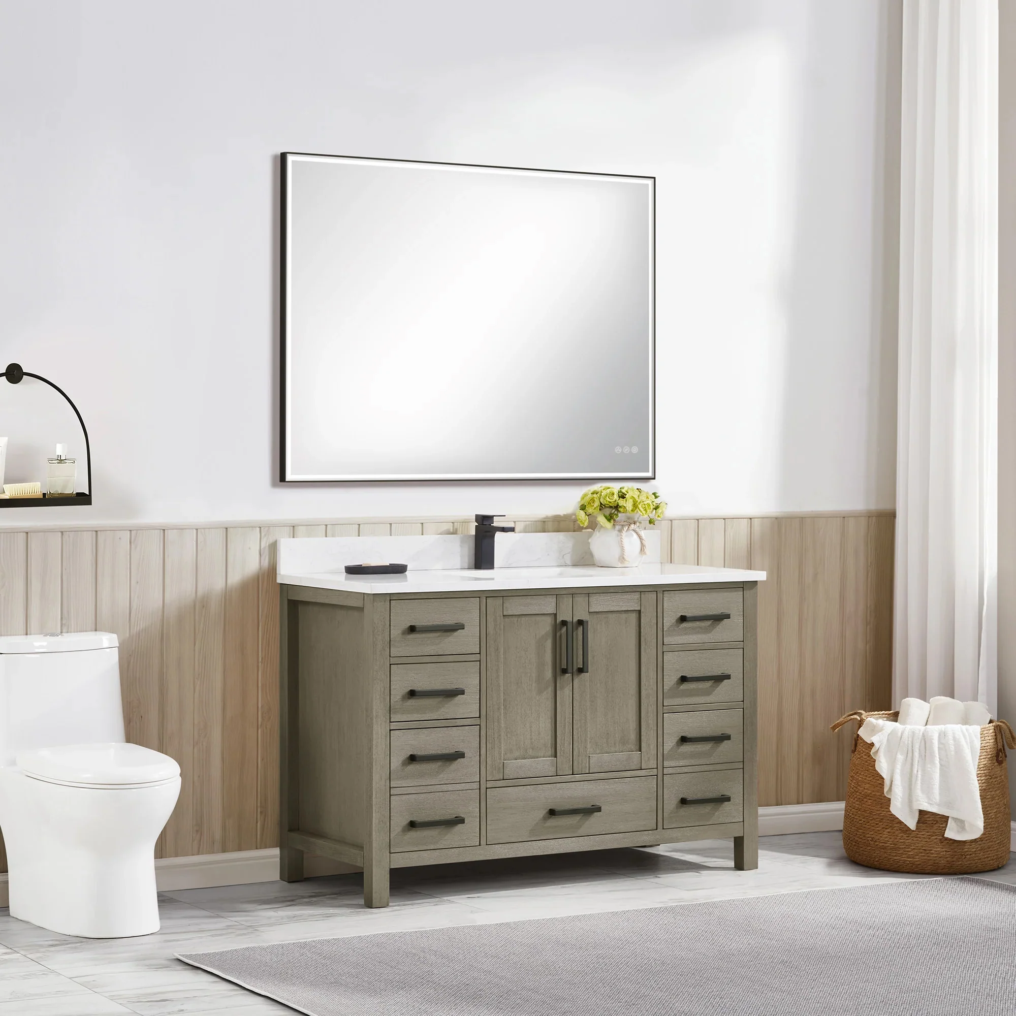 Ligne Forma Bathroom Vanity - Shaker (24"-72") 90 Ligne Forma Bathroom Vanity - Shaker (24"-72")