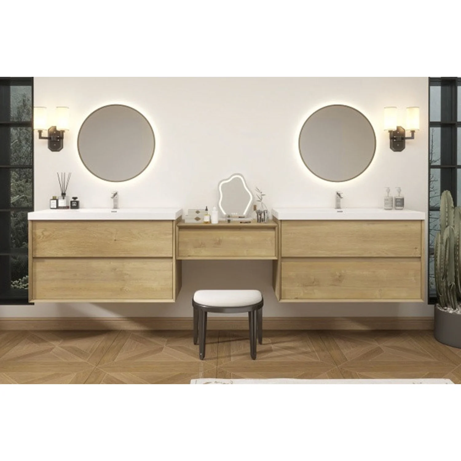 Sottile Makeup Vanity Set (48"-150")