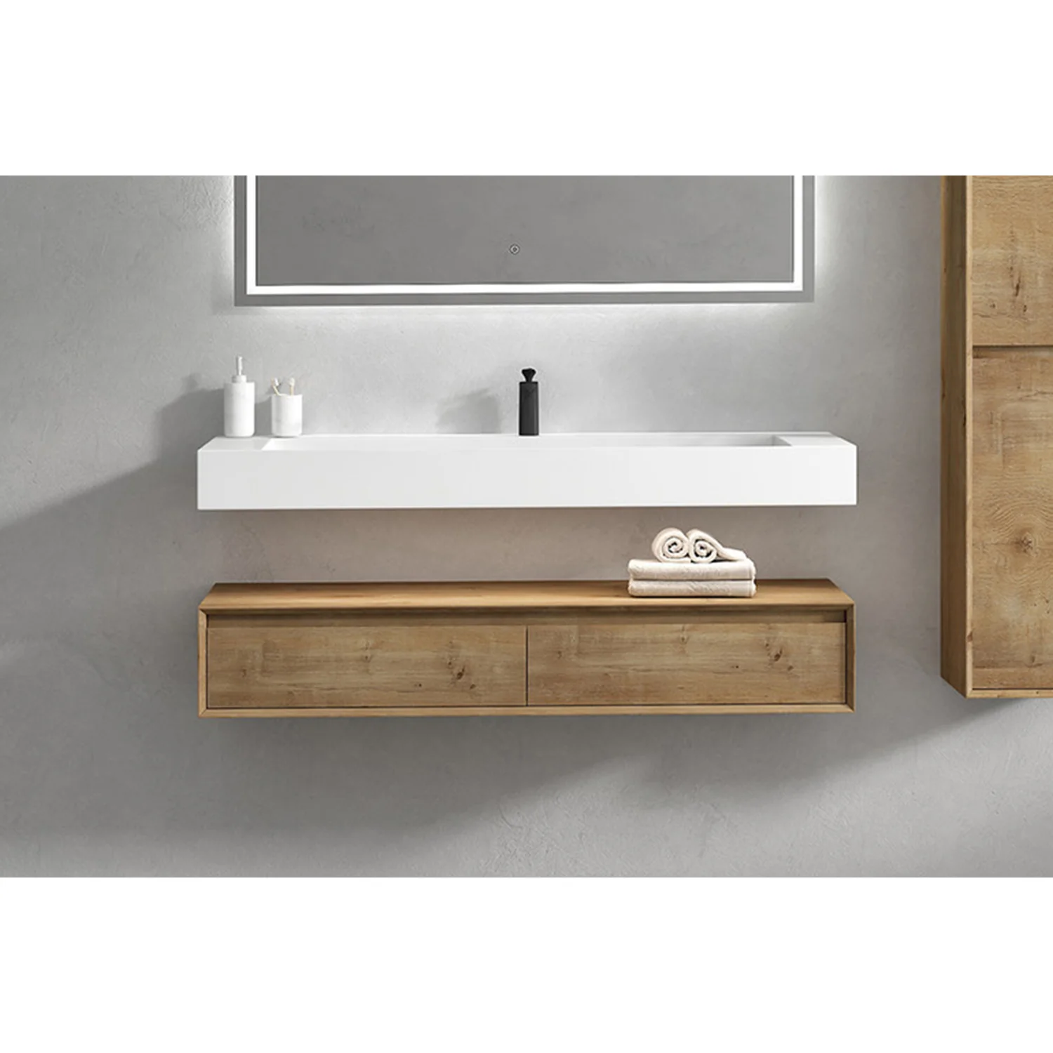 Vitolo Floating Vanity - 2nd Generation (24"-84") 75 Vitolo Floating Vanity - 2nd Generation (24"-84")