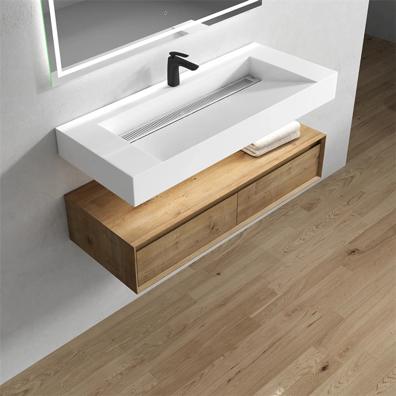Vitolo Floating Vanity - 2nd Generation (24"-84")