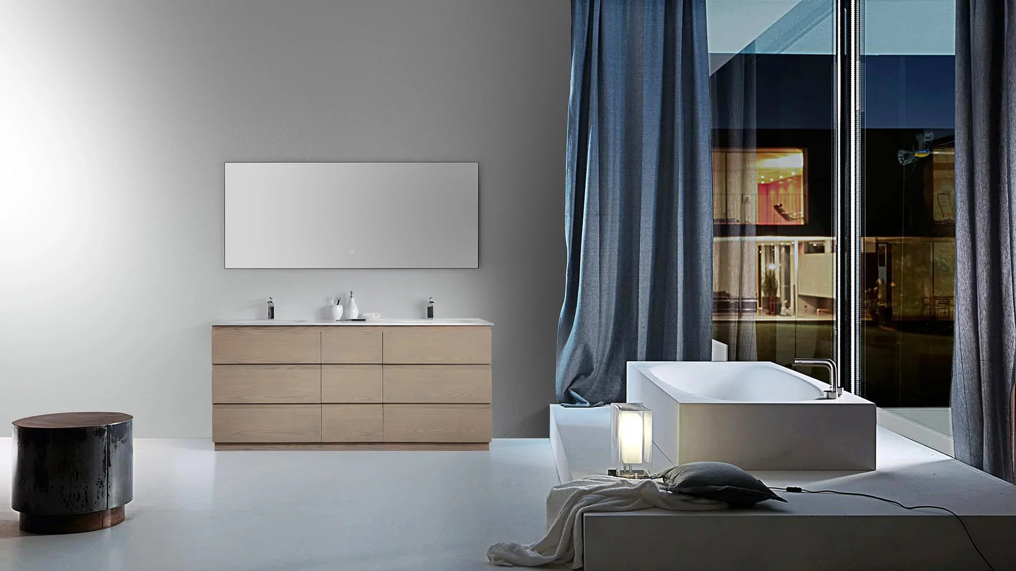 Modena Luxury Vanity (42"-72") 12 Modena Luxury Vanity (42"-72")
