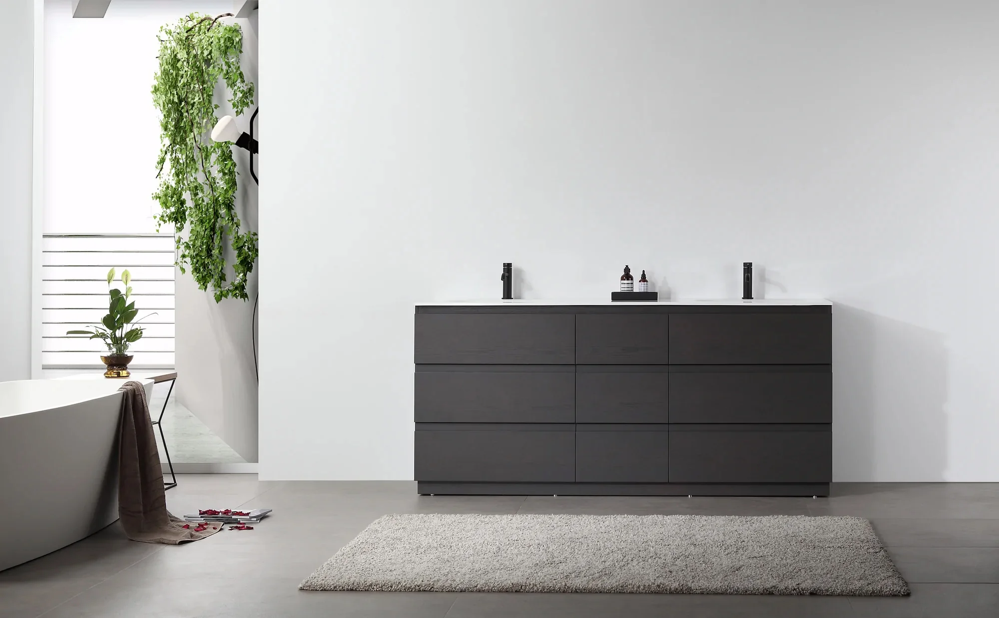 Modena Luxury Vanity (42"-72") 14 Modena Luxury Vanity (42"-72")