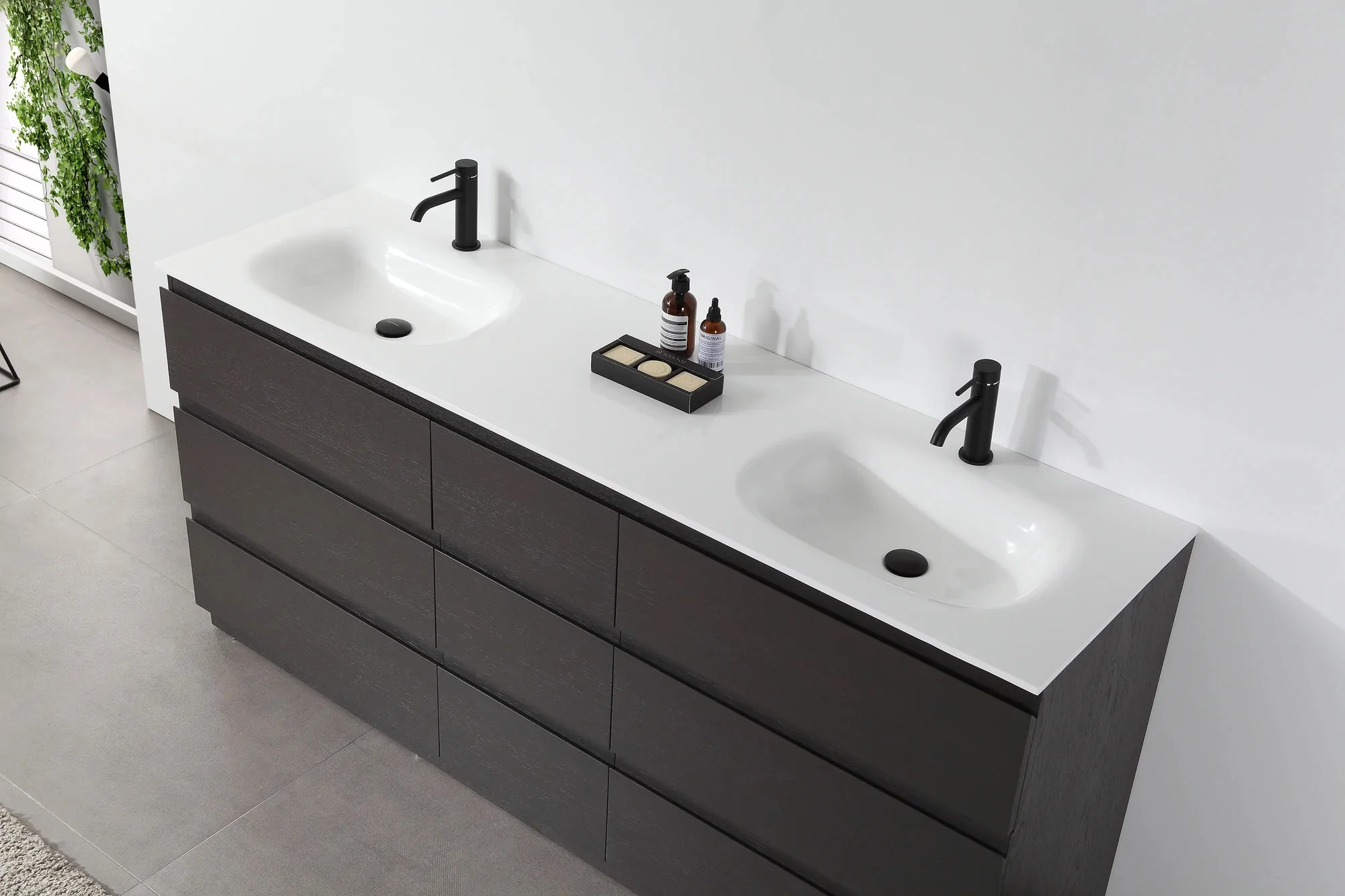 Modena Luxury Vanity (42"-72") 16 Modena Luxury Vanity (42"-72")
