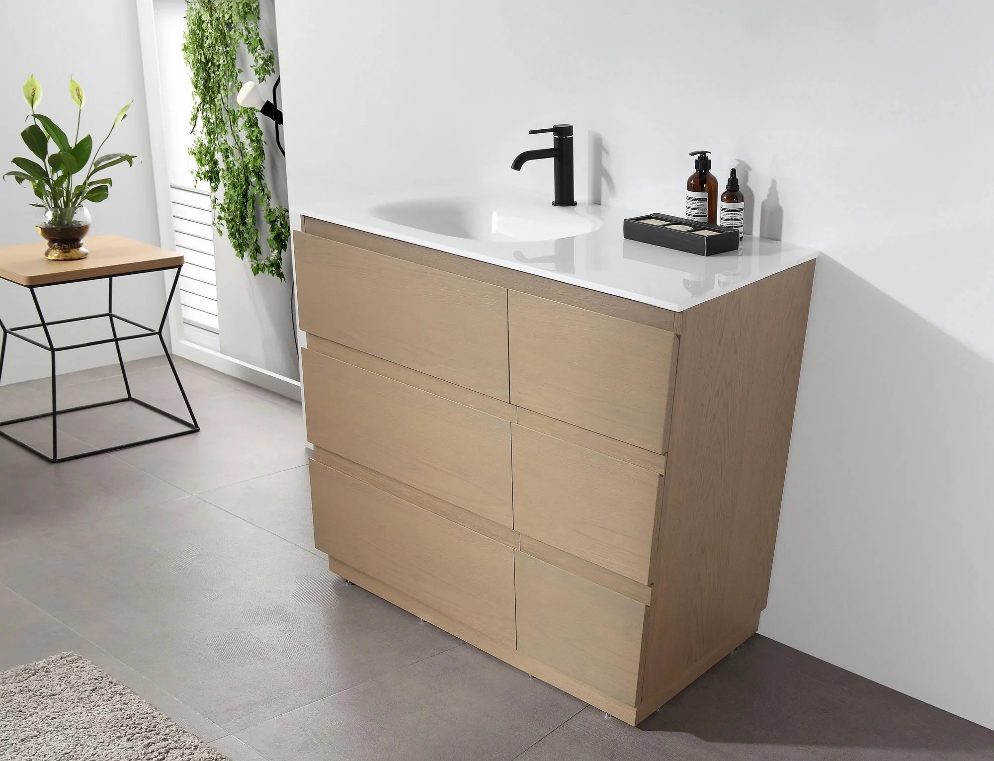 Modena Luxury Vanity (42"-72") 26 Modena Luxury Vanity (42"-72")