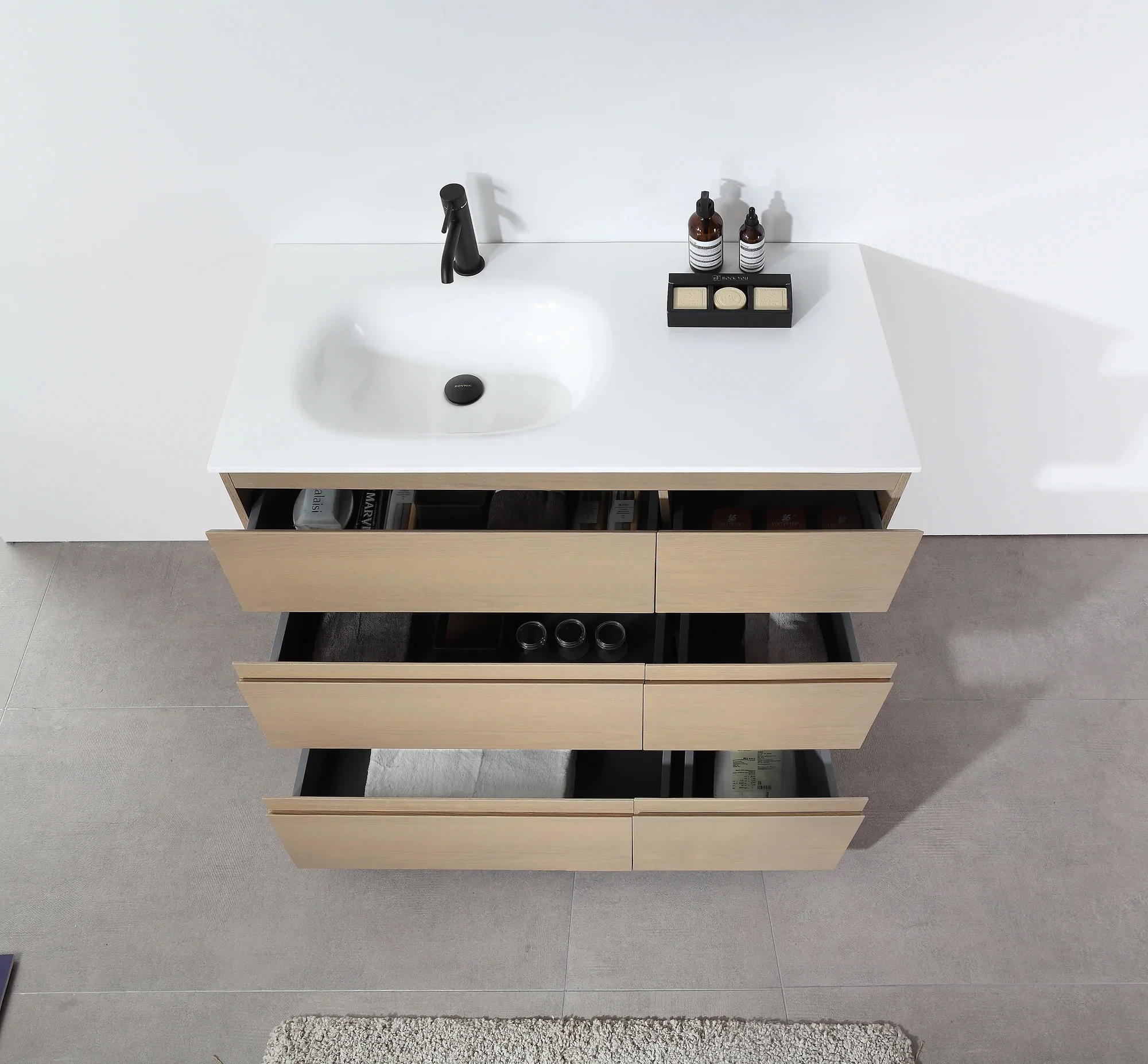 Modena Luxury Vanity (42"-72") 27 Modena Luxury Vanity (42"-72")