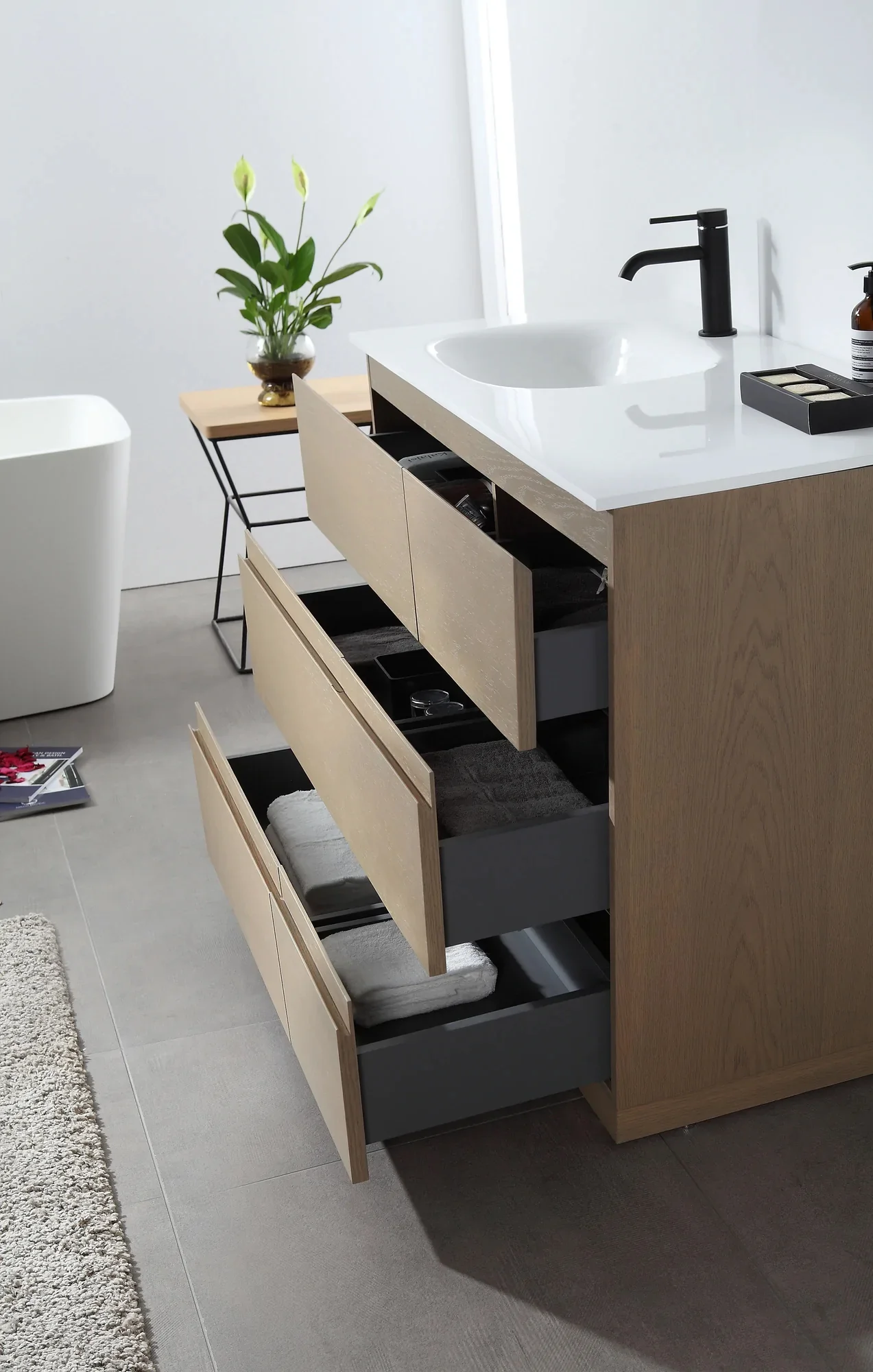 Modena Luxury Vanity (42"-72") 28 Modena Luxury Vanity (42"-72")