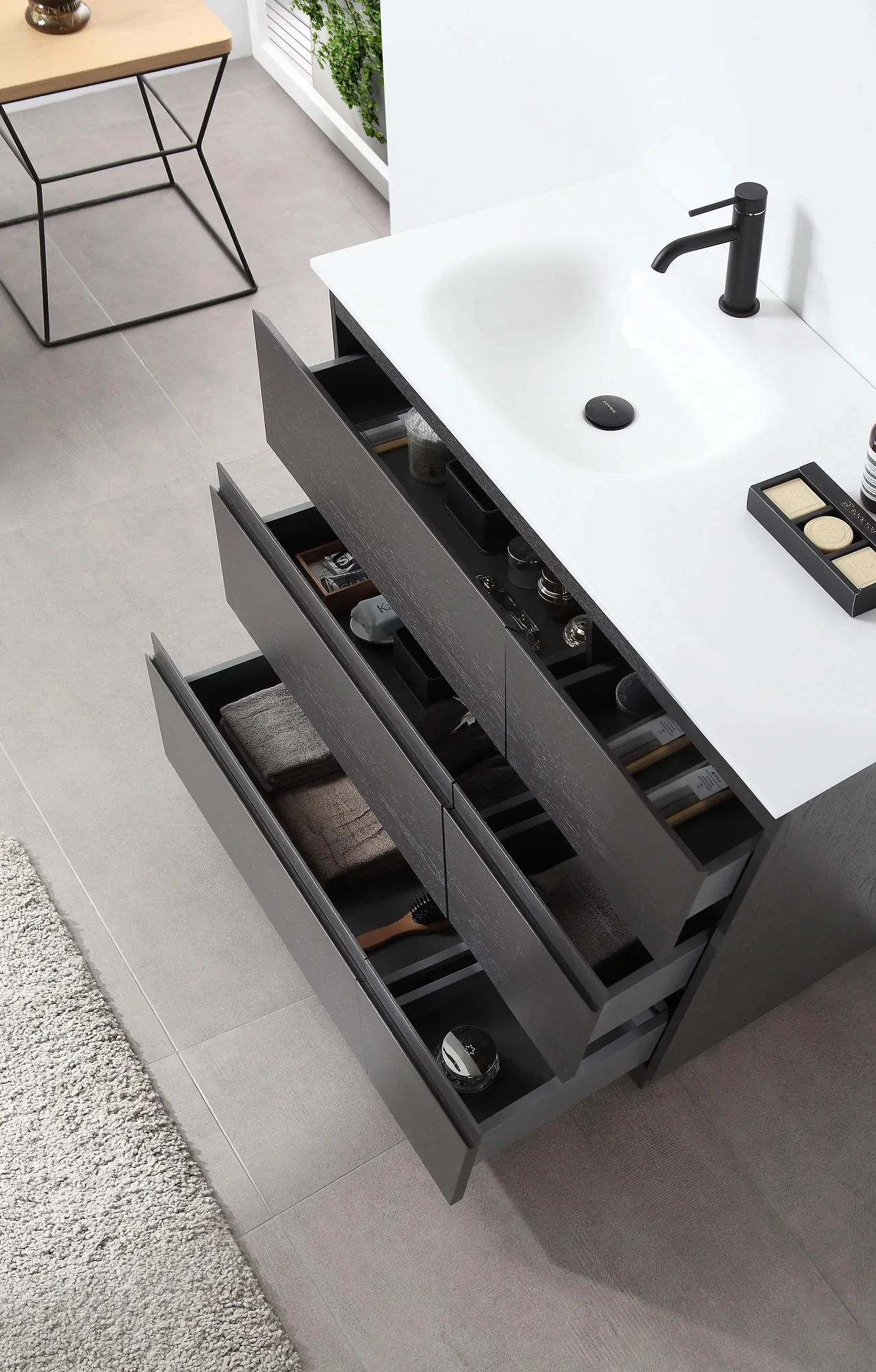 Modena Luxury Vanity (42"-72") 34 Modena Luxury Vanity (42"-72")