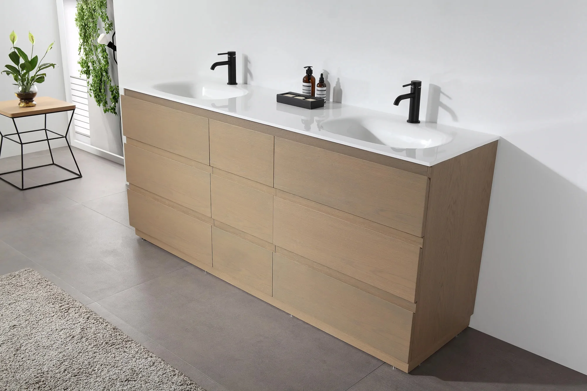 Modena Luxury Vanity (42"-72") 5 Modena Luxury Vanity (42"-72")