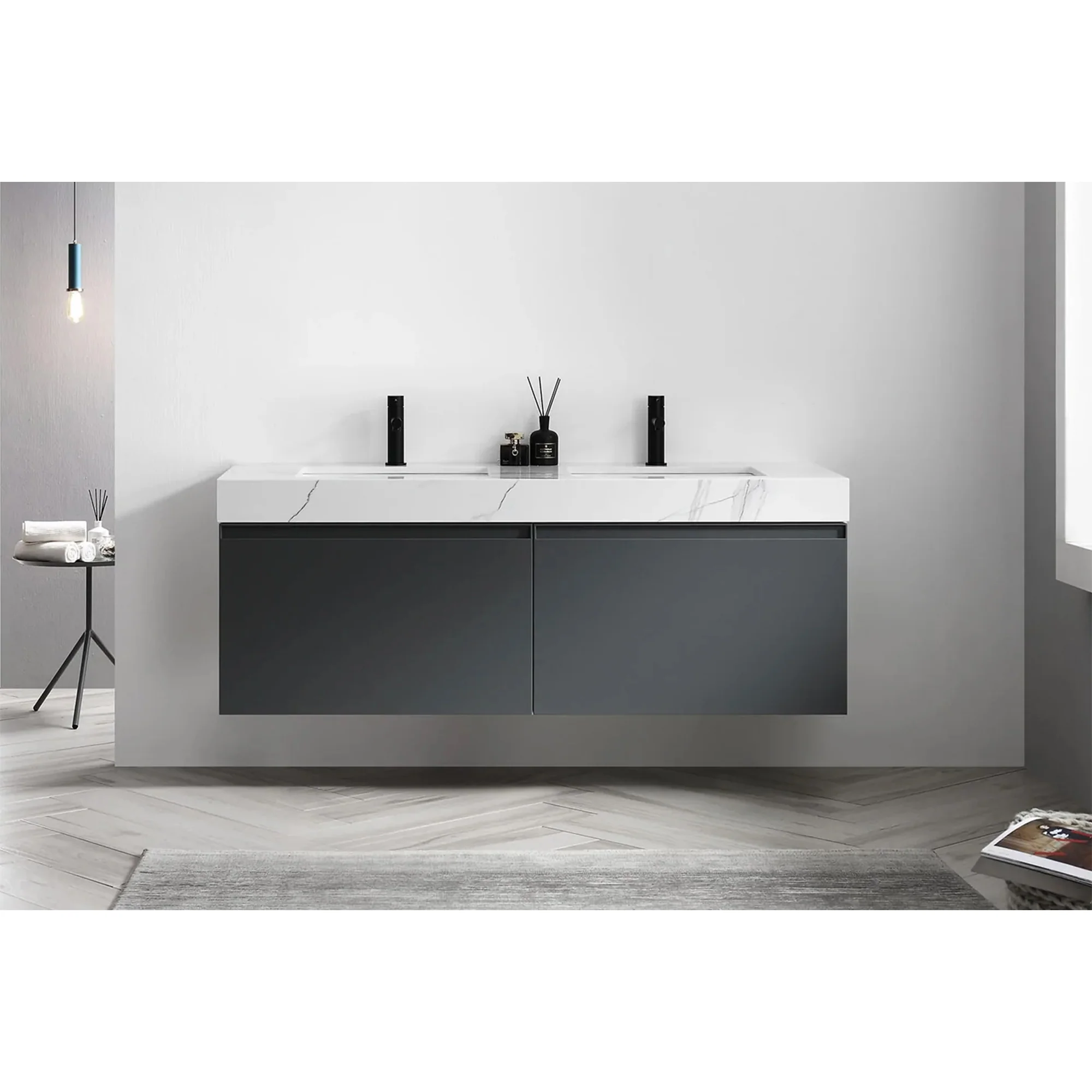 San Marco Floating Vanity (42"-72") 74 San Marco Floating Vanity (42"-72")