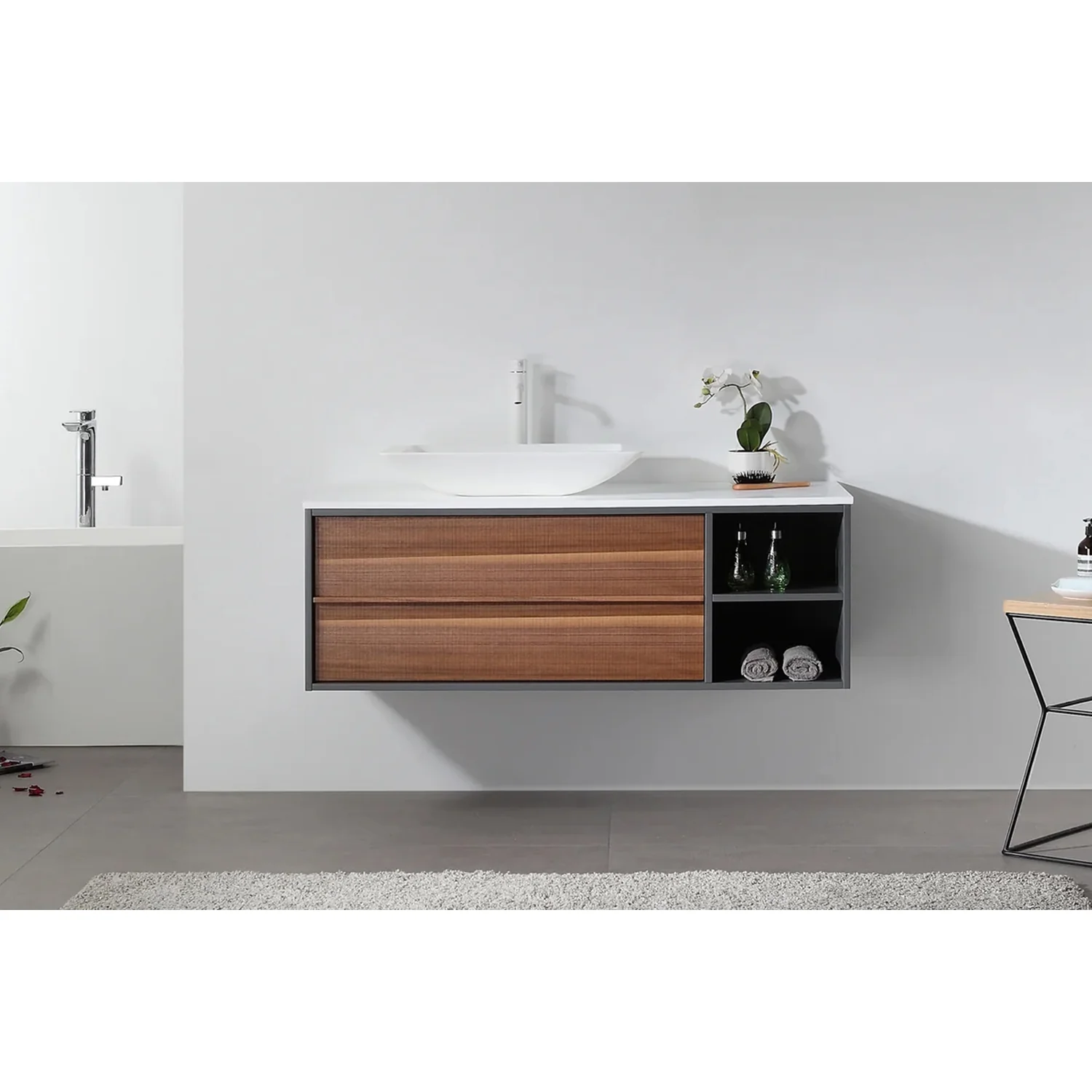 Carena Floating Vanity (30"-48")