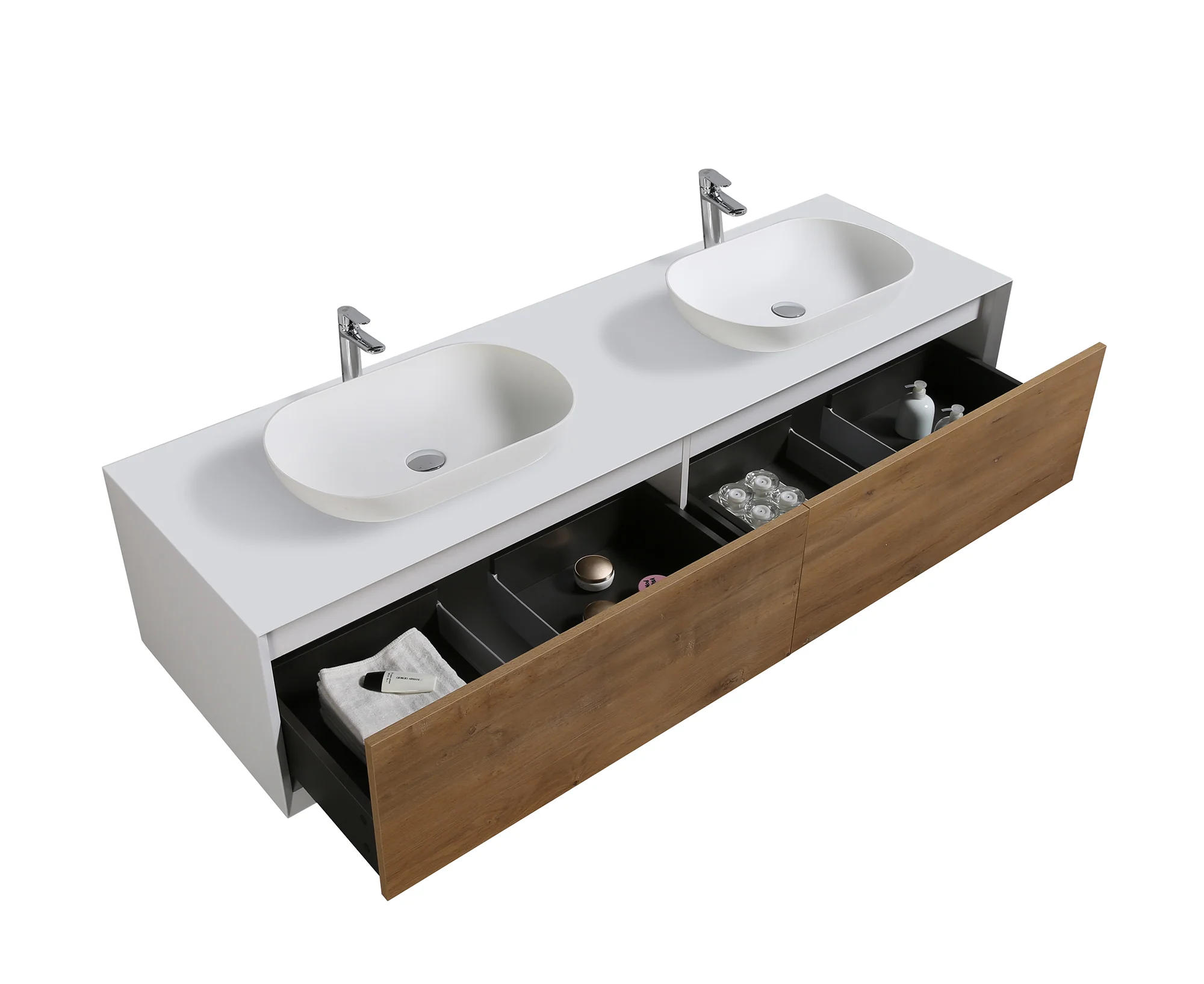 Flor Floating Vanity (24"-72")
