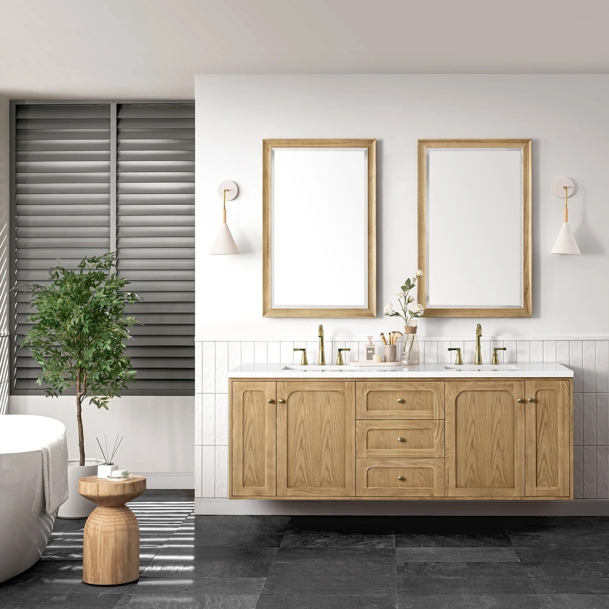 Essen Mid-Century Bathroom Vanity (30"-72") 10 Essen Mid-Century Bathroom Vanity (30"-72")