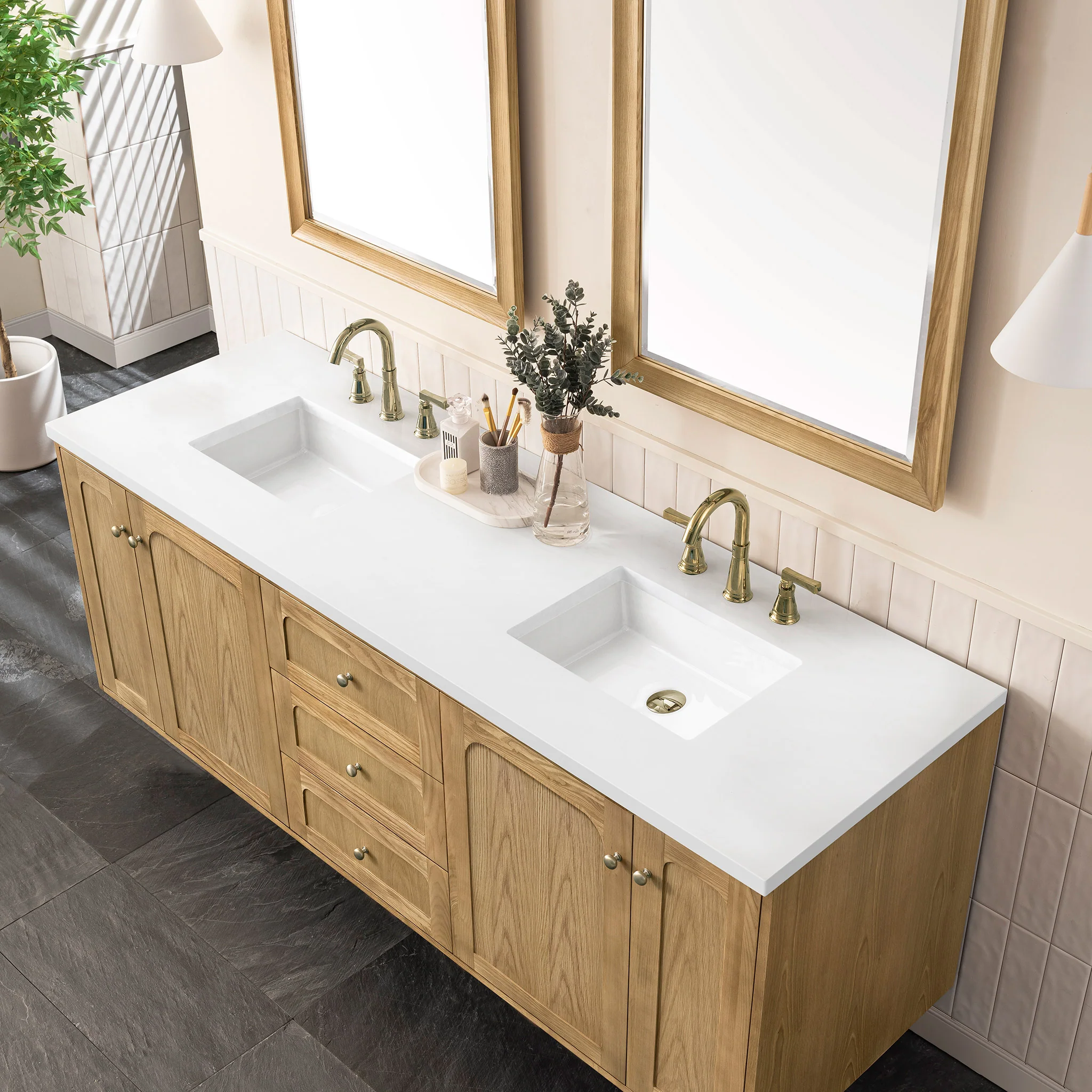 Essen Mid-Century Bathroom Vanity (30"-72") 11 Essen Mid-Century Bathroom Vanity (30"-72")